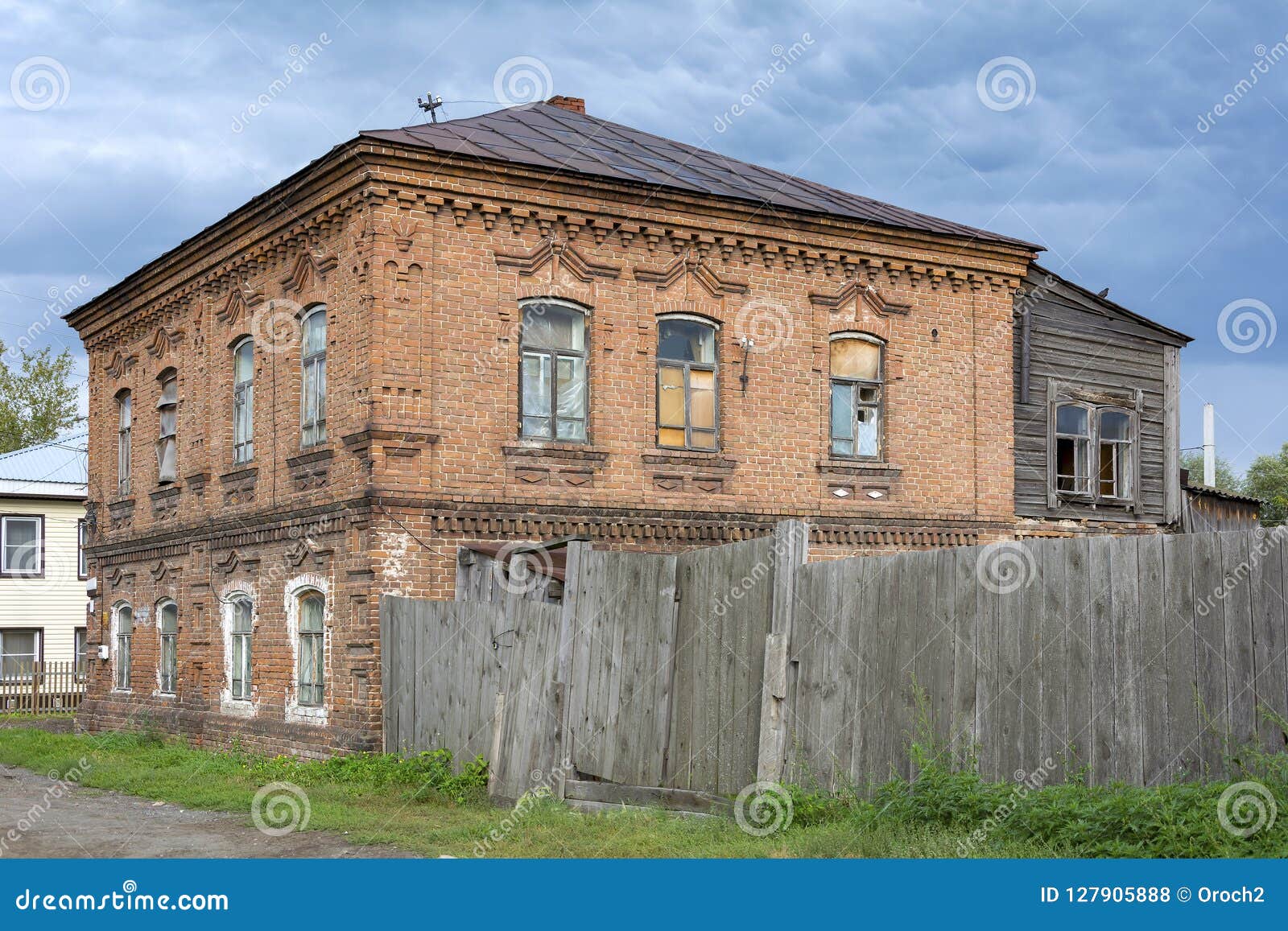 biysk, an old house on serf street