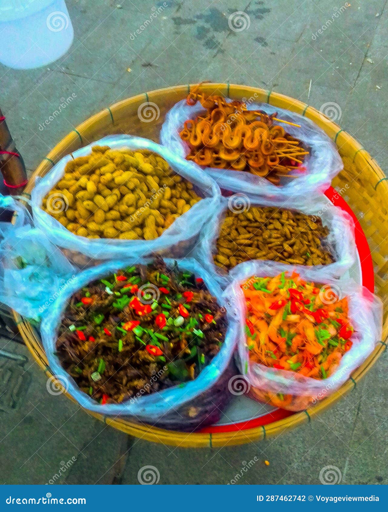 Bizarre Street Food Snakes Cambodia Editorial Photography Image of