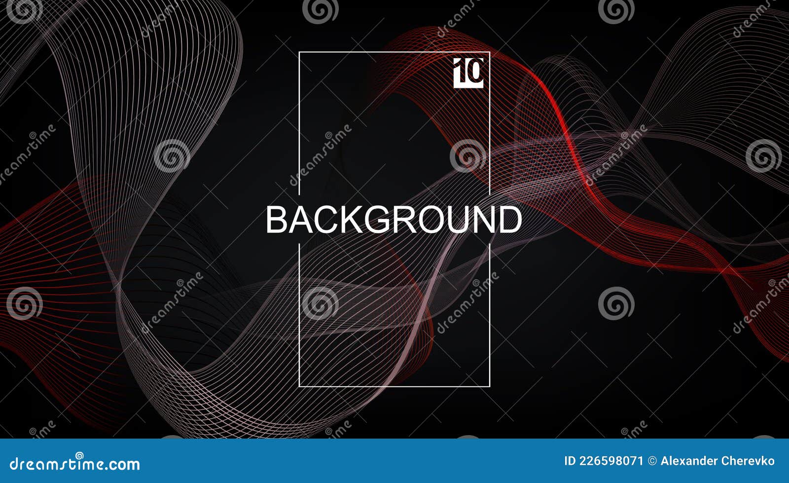Black Abstract Background with Minimal Flowing Wave Patterns Stock ...