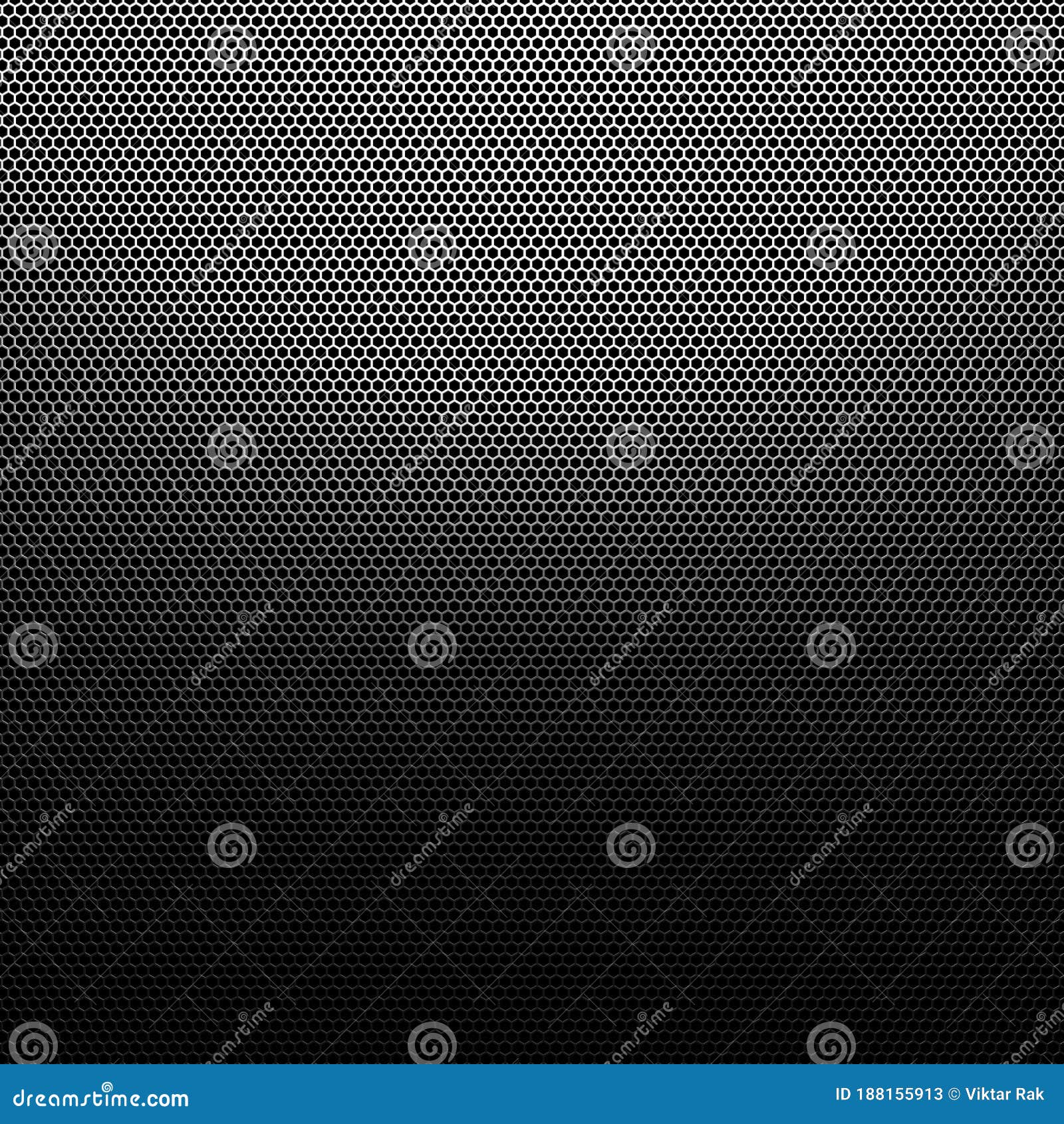 black abstract hexagonal metal mesh background.