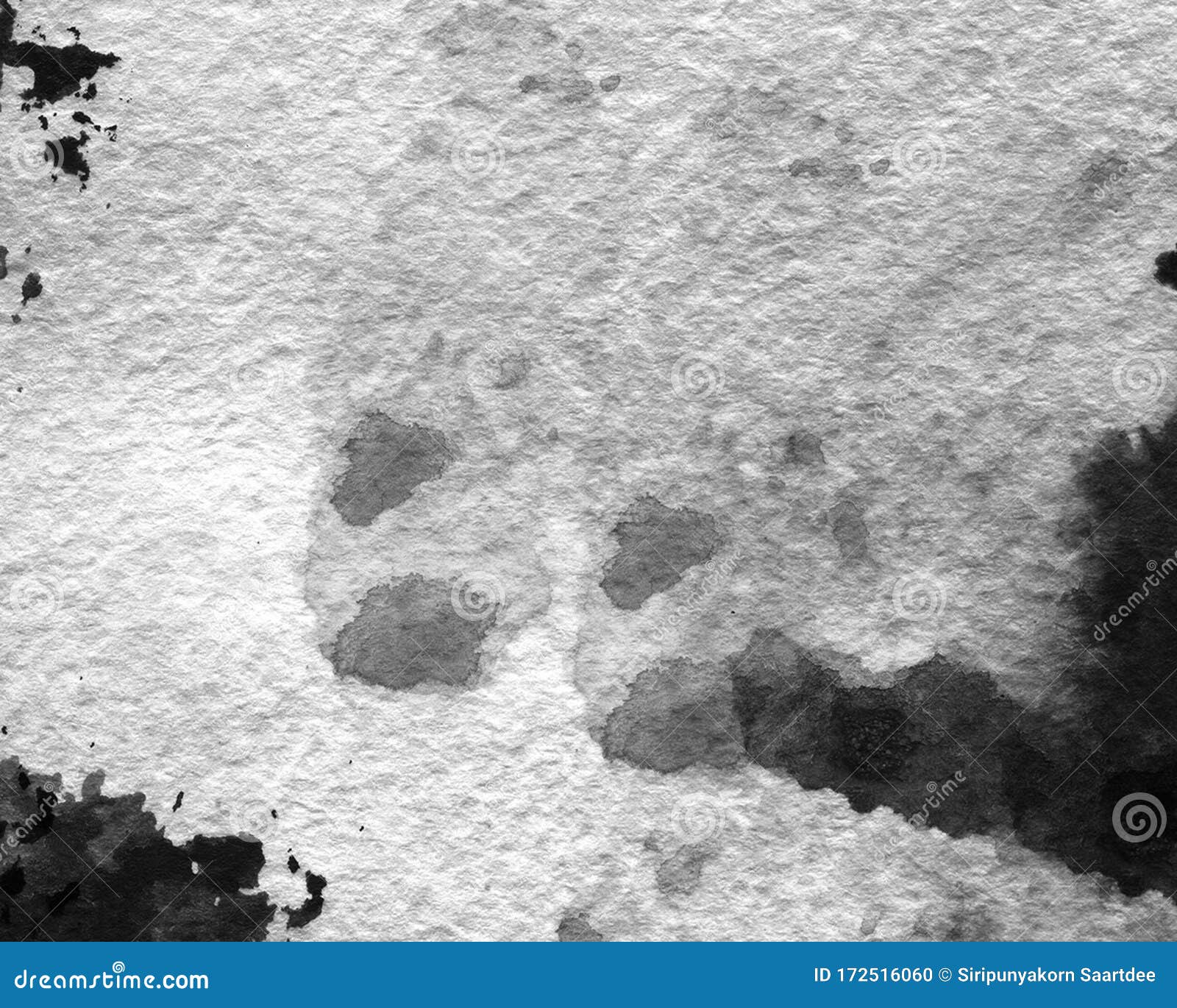 Black Abstract Watercolor Texture Background. Watercolor Wallpaper