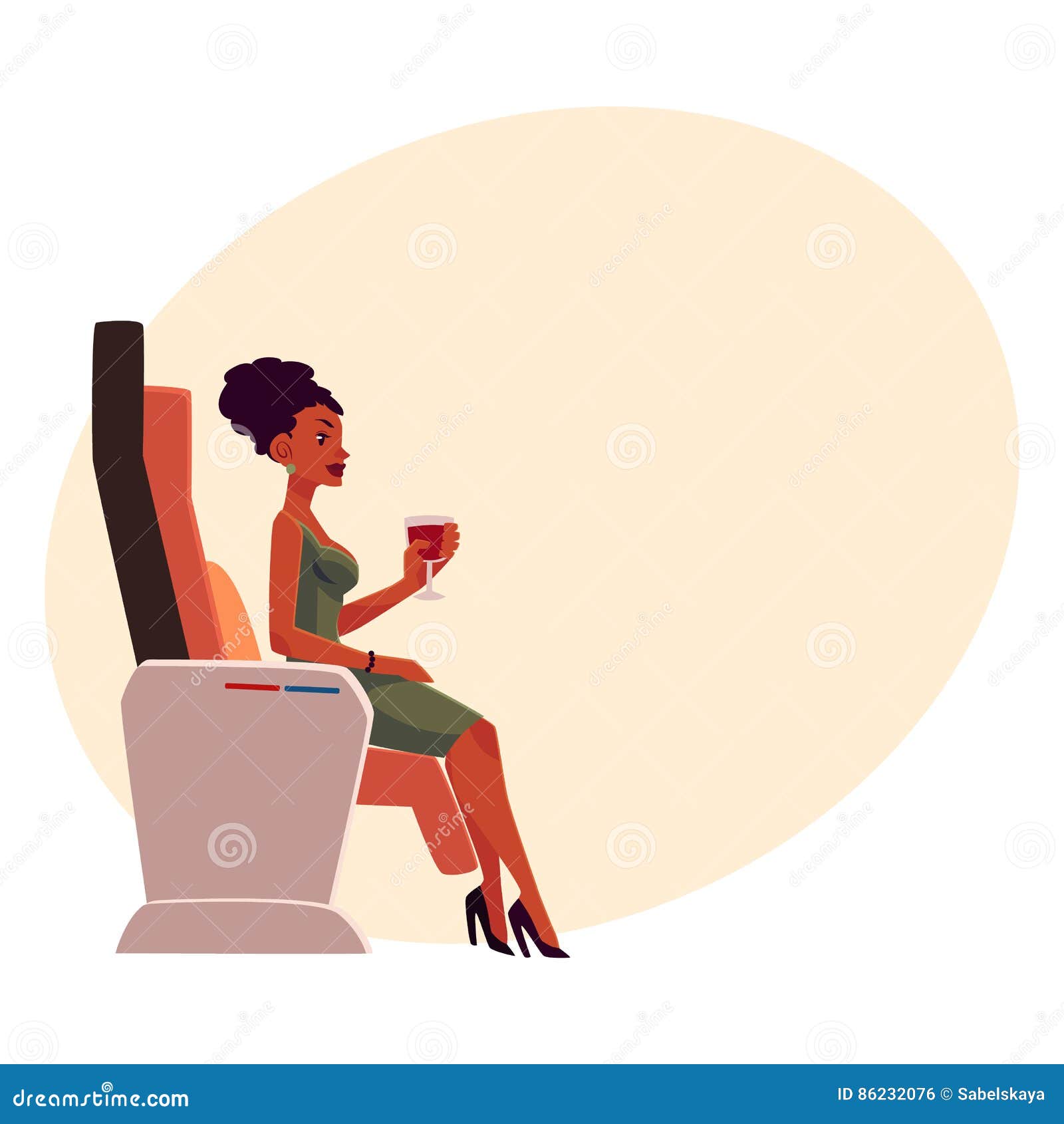 Download Black, African Lady, Woman Drinking Wine In Airplane ...