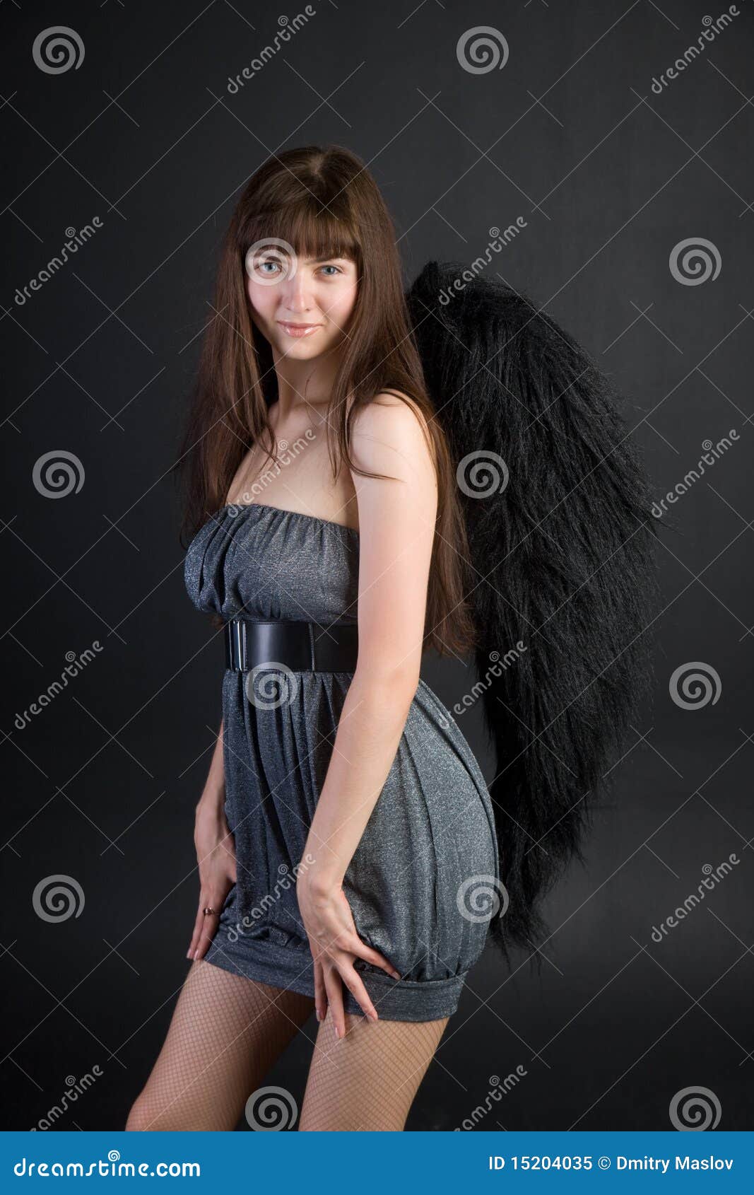 Black Angel Stock Image Image Of A
