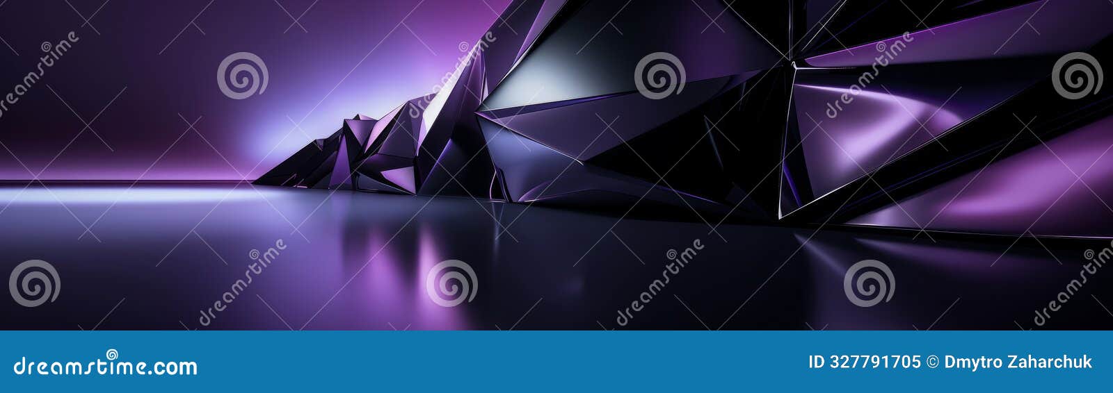black angular s and lines, dark purple gradient background and reflective metal surfaces, dynamic lighting effects.