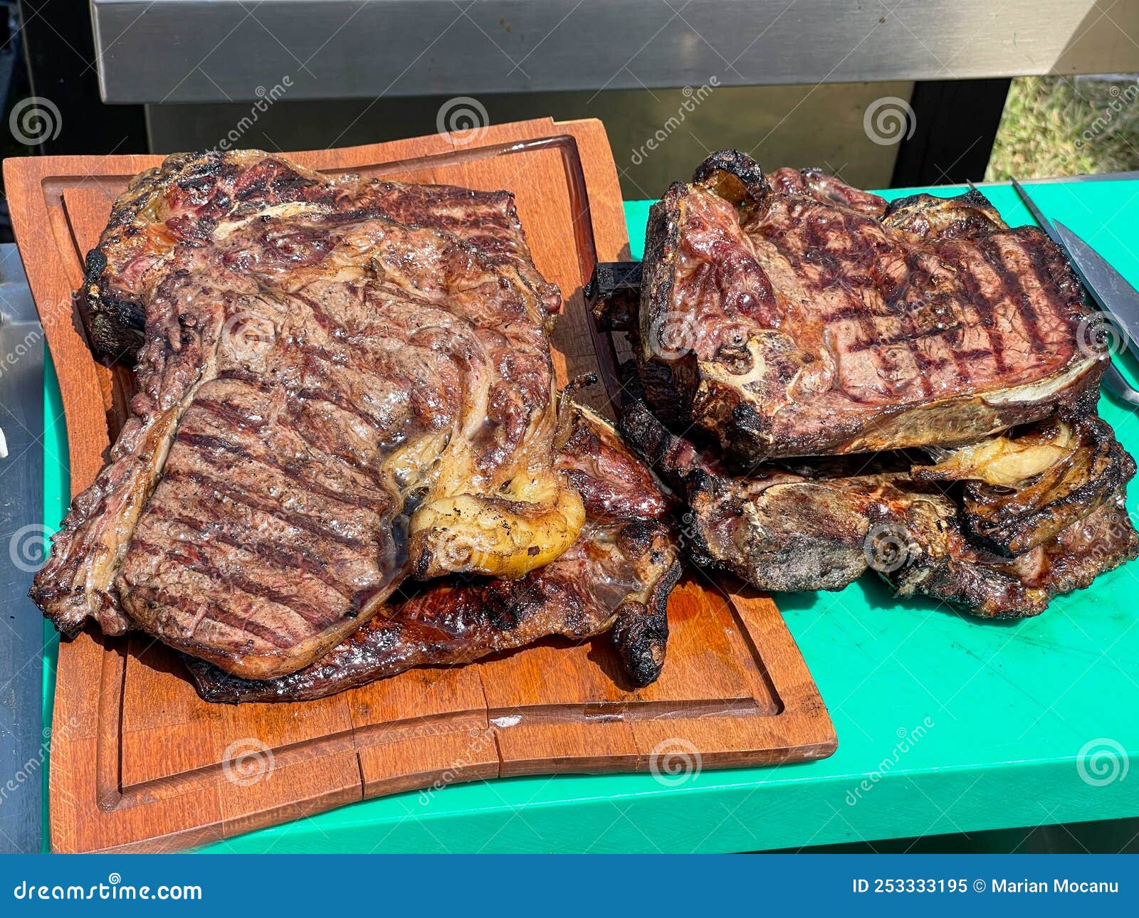 black angus beef - culinary show at romanian beef master