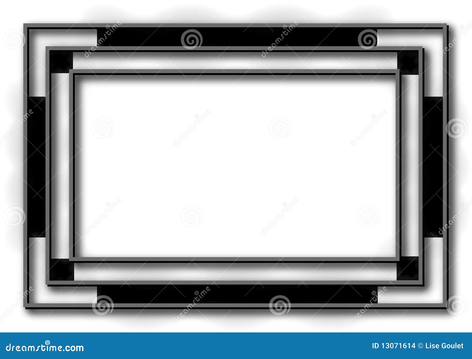 Black Art Deco Frame Background Stock Vector Illustration of frame