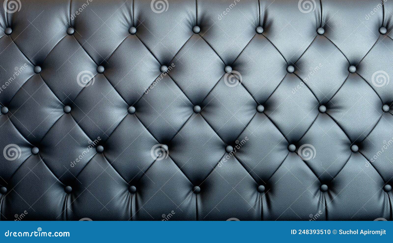 Black Artificial Leather Sofa with Rivets Texture Stock Photo Image of quality, style 248393510