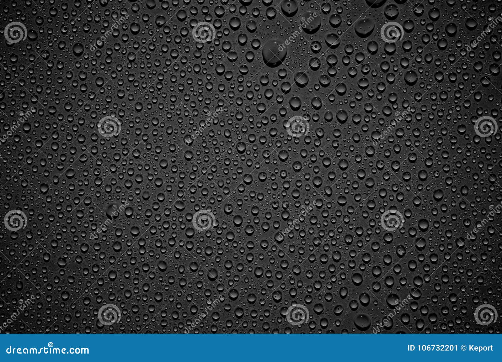 Black Water Drops Backdrops Stock Image Image of macro, closeup 106732201