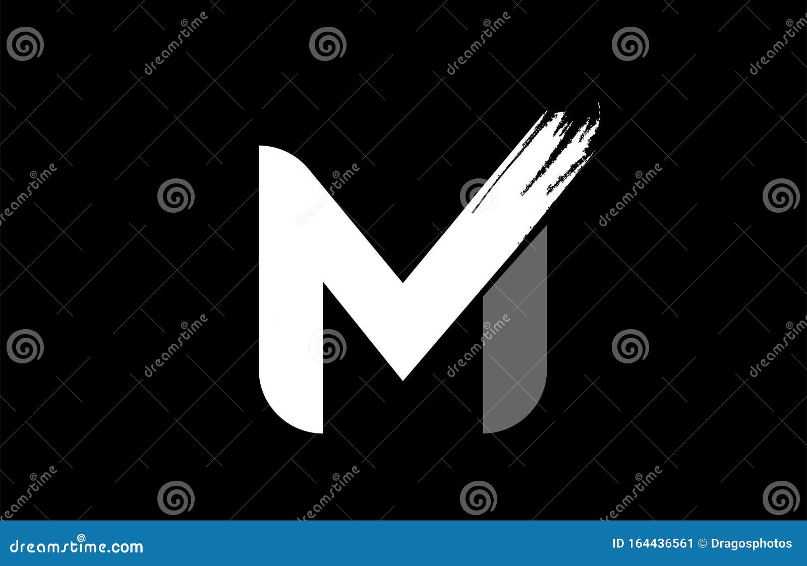 Logo chữ cái M đen trắng trên nền đen, được tạo ra bởi ký tự grunge, mang lại sự độc đáo và táo bạo. Nhấn vào hình ảnh để khám phá thêm những bí mật được ẩn giấu bên trong hình ảnh này.