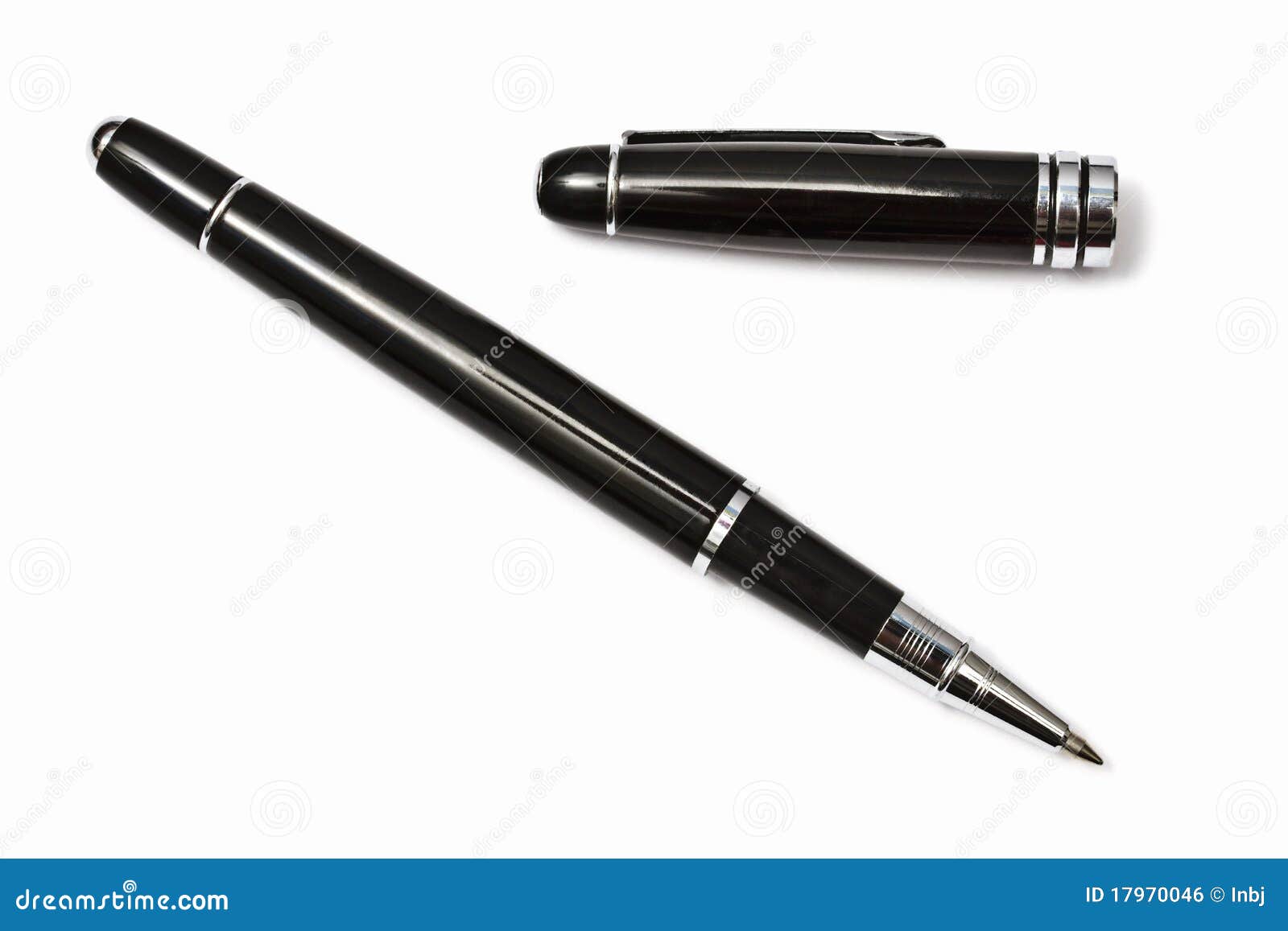 Black Ballpoint Pen stock photo. Image of note, fancy 17970046