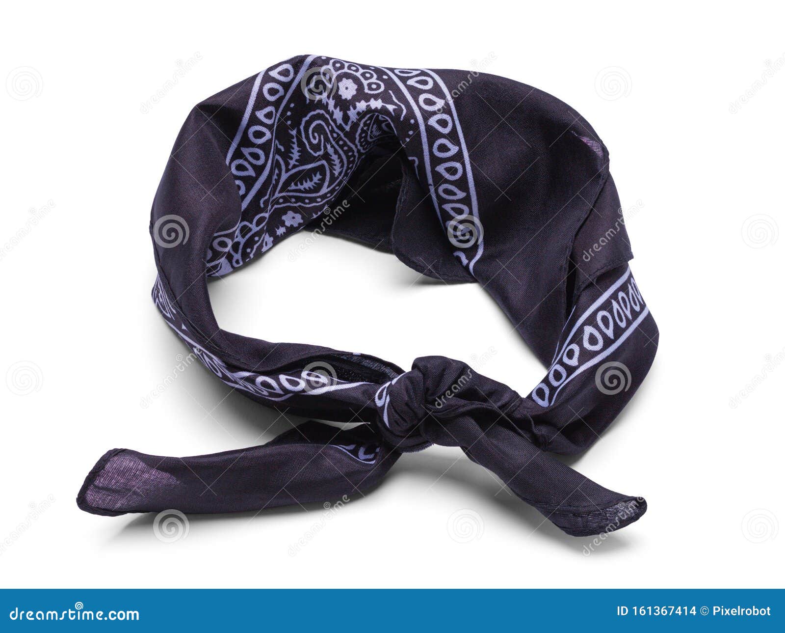 Black Bandana stock photo. Image of criminal, isolated 161367414