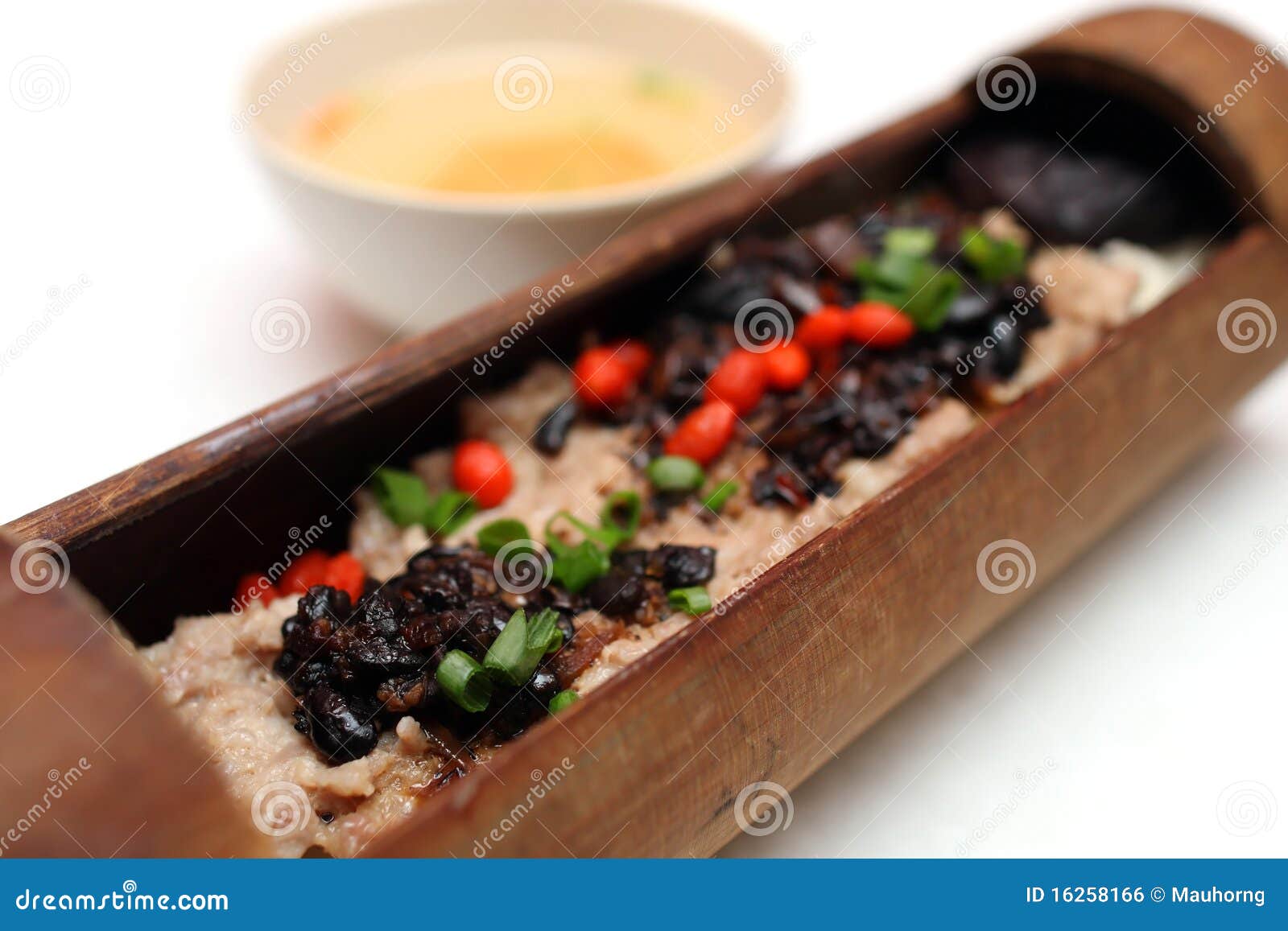 Black Bean Chicken Bamboo Rice Stock Photo Image of meat, chicken 16258166