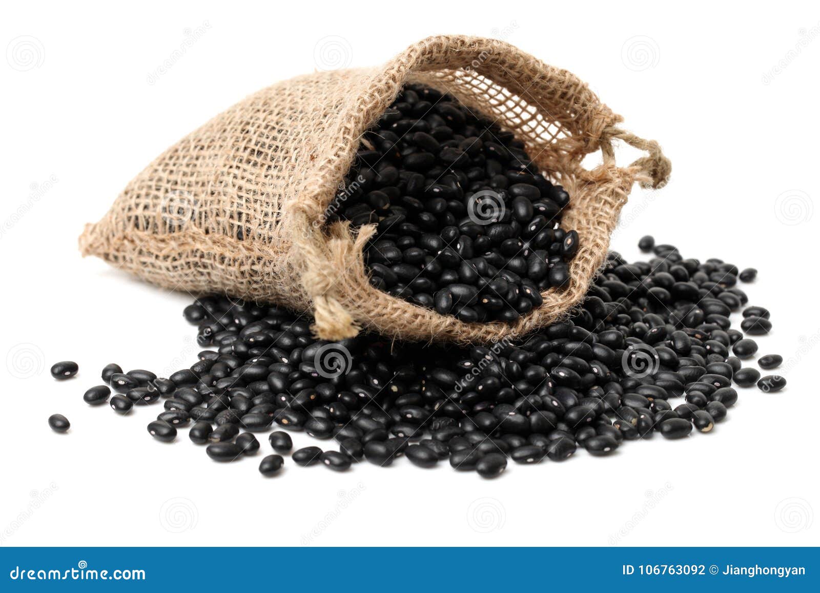 Black bean in the sack stock photo. Image of china, ceramics 106763092
