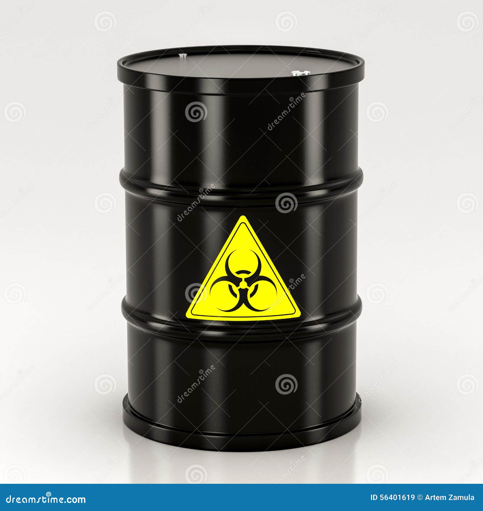Black biohazard barrel stock illustration. Illustration of drum 56401619