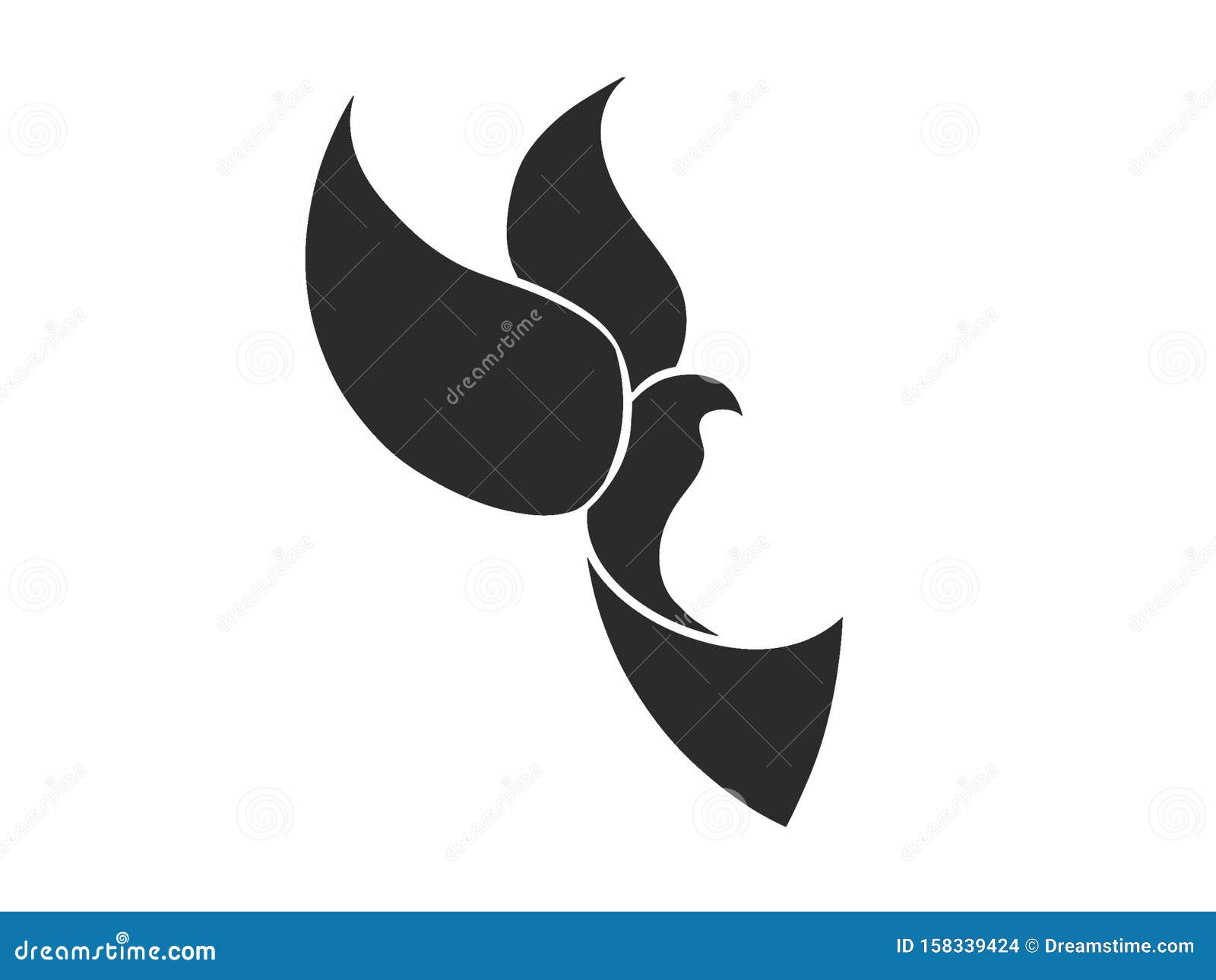 Black Bird Simple Art Draw Tattoo Logo Stock Illustration - Illustration of  draw, tattoo: 158339424