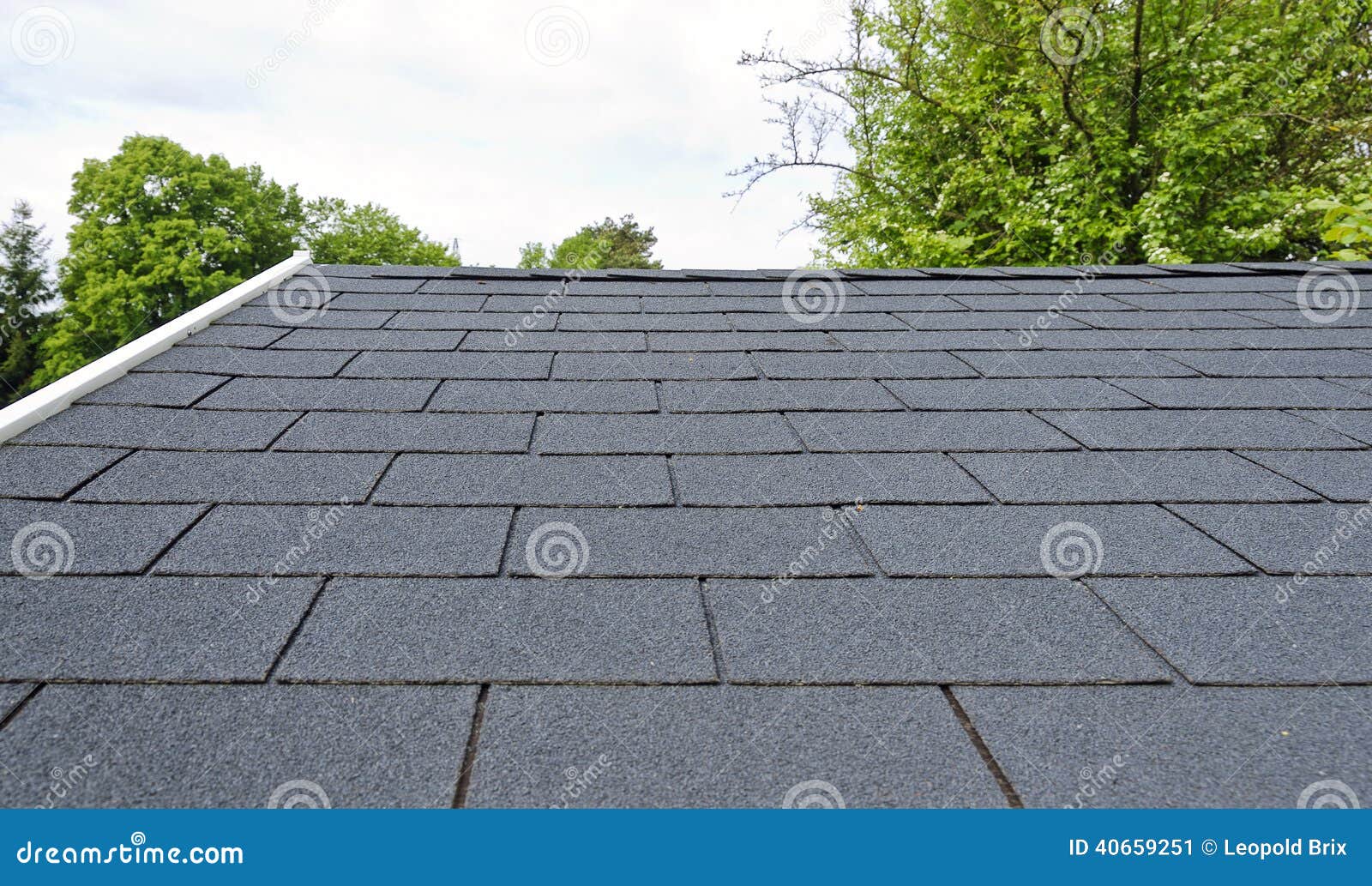 black bitumen roof shingles