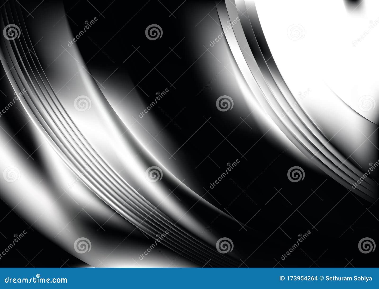 Black Black and White Elegant Background Vector Illustration Design