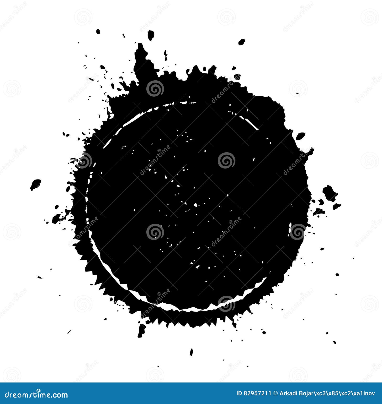Splatter Circle Svg