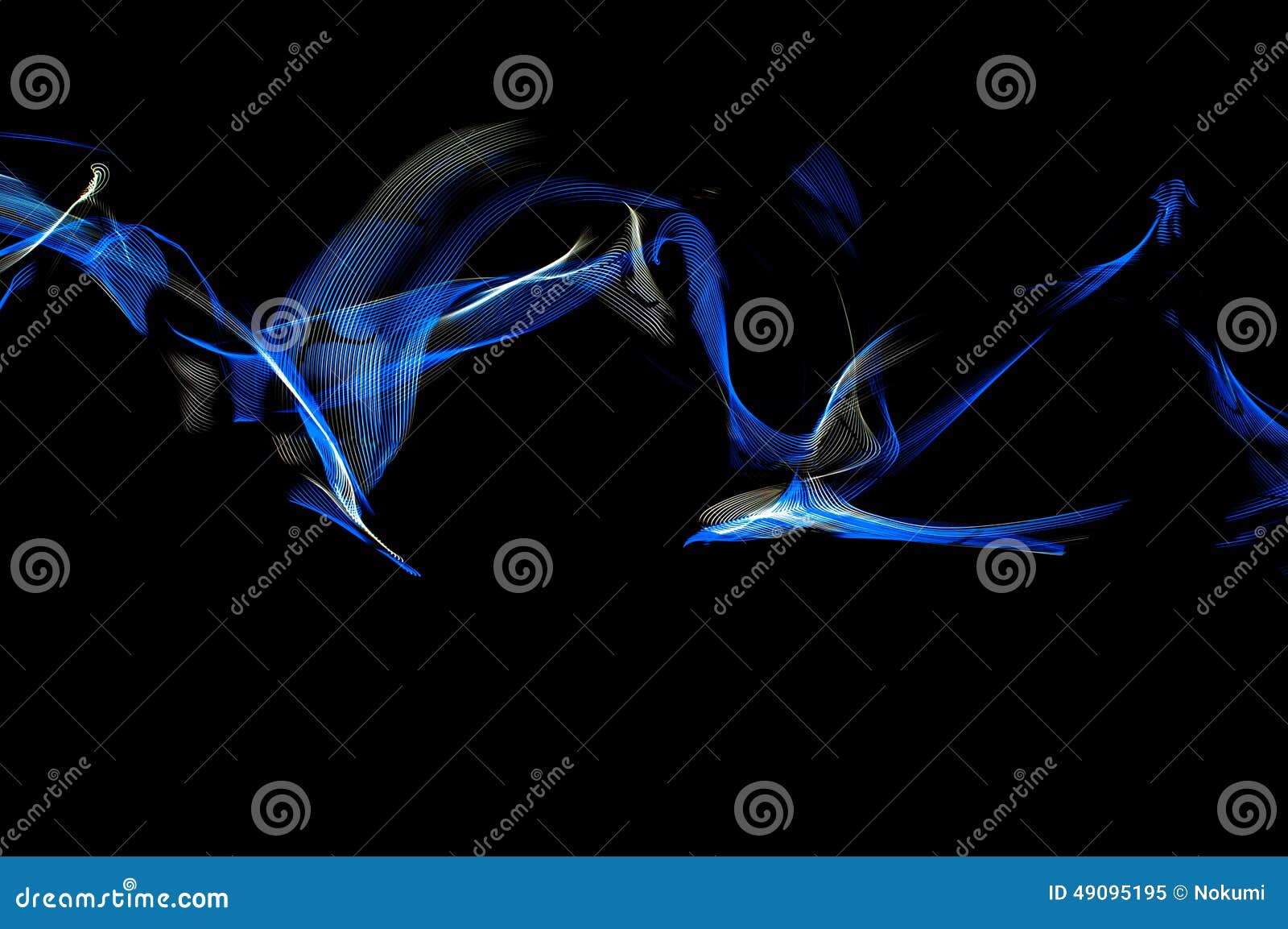 Black and Blue Glow Background Stock Image Image of blue, glow 49095195