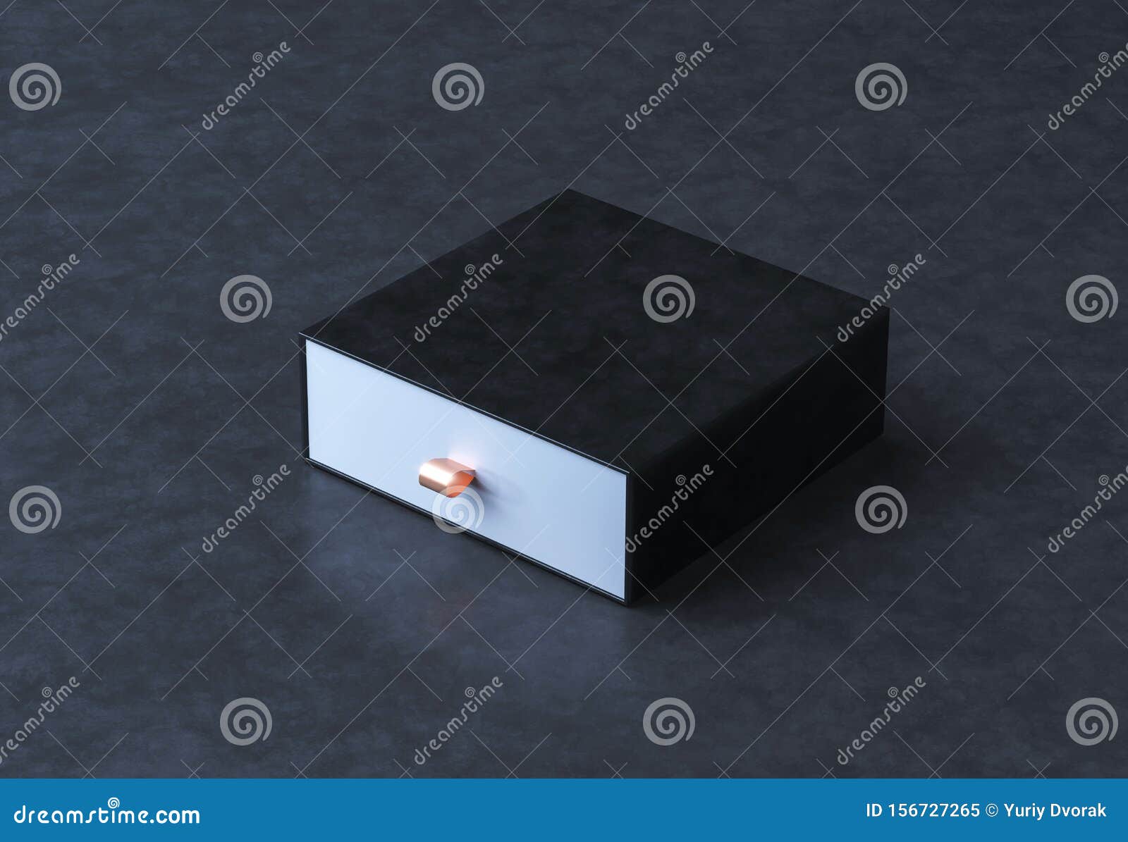 Black Box Mockup. Elegant Black Velvet Branding Box Mockup With One Blank Silk Texture Boxes ...