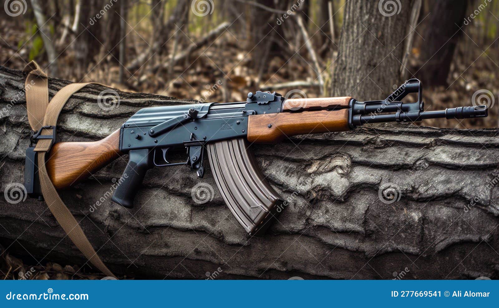 Ak 47 Gun Colourful Animation Wallpaper Download