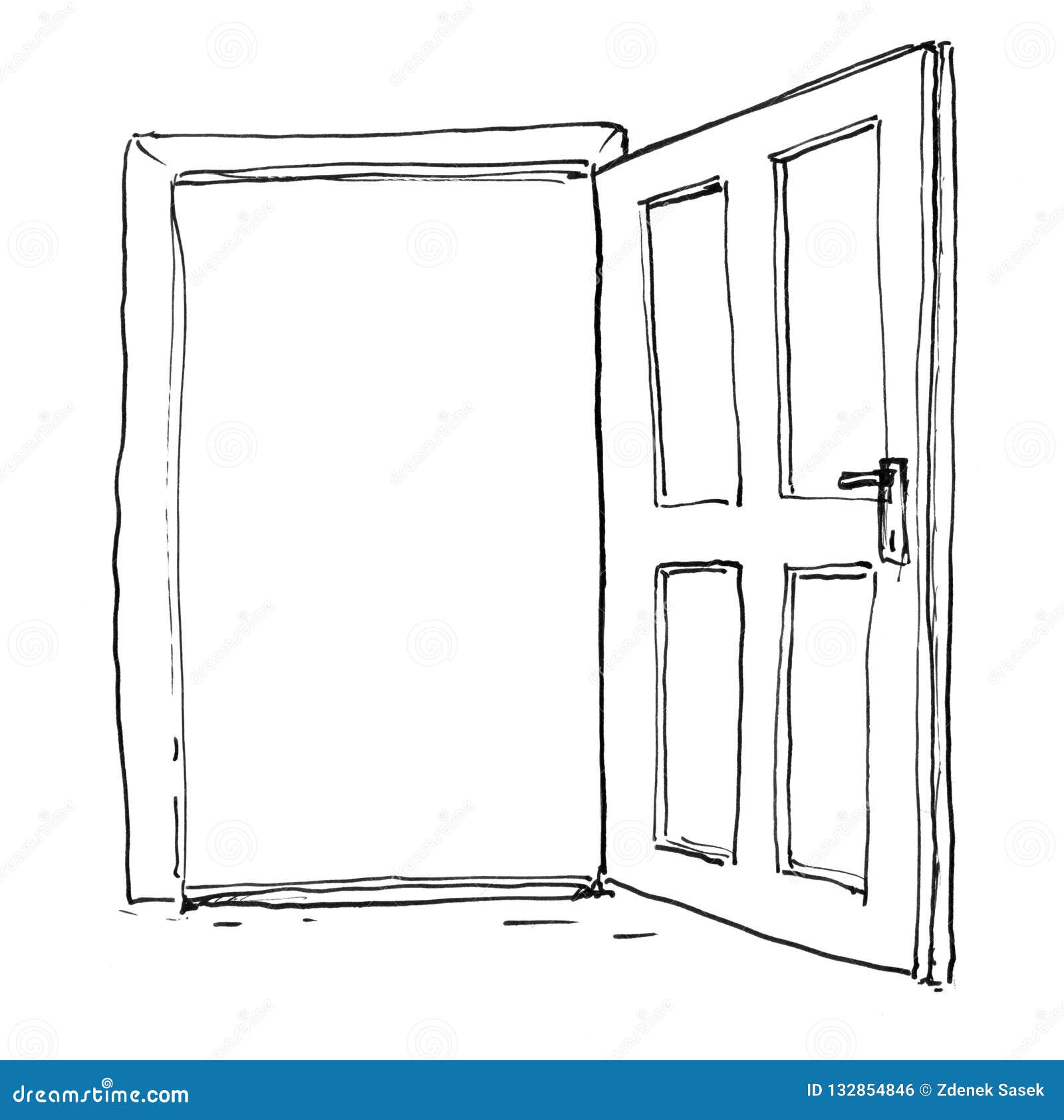 Door Sketch Open Images – Browse 33,342 Stock Photos, Vectors, and Video