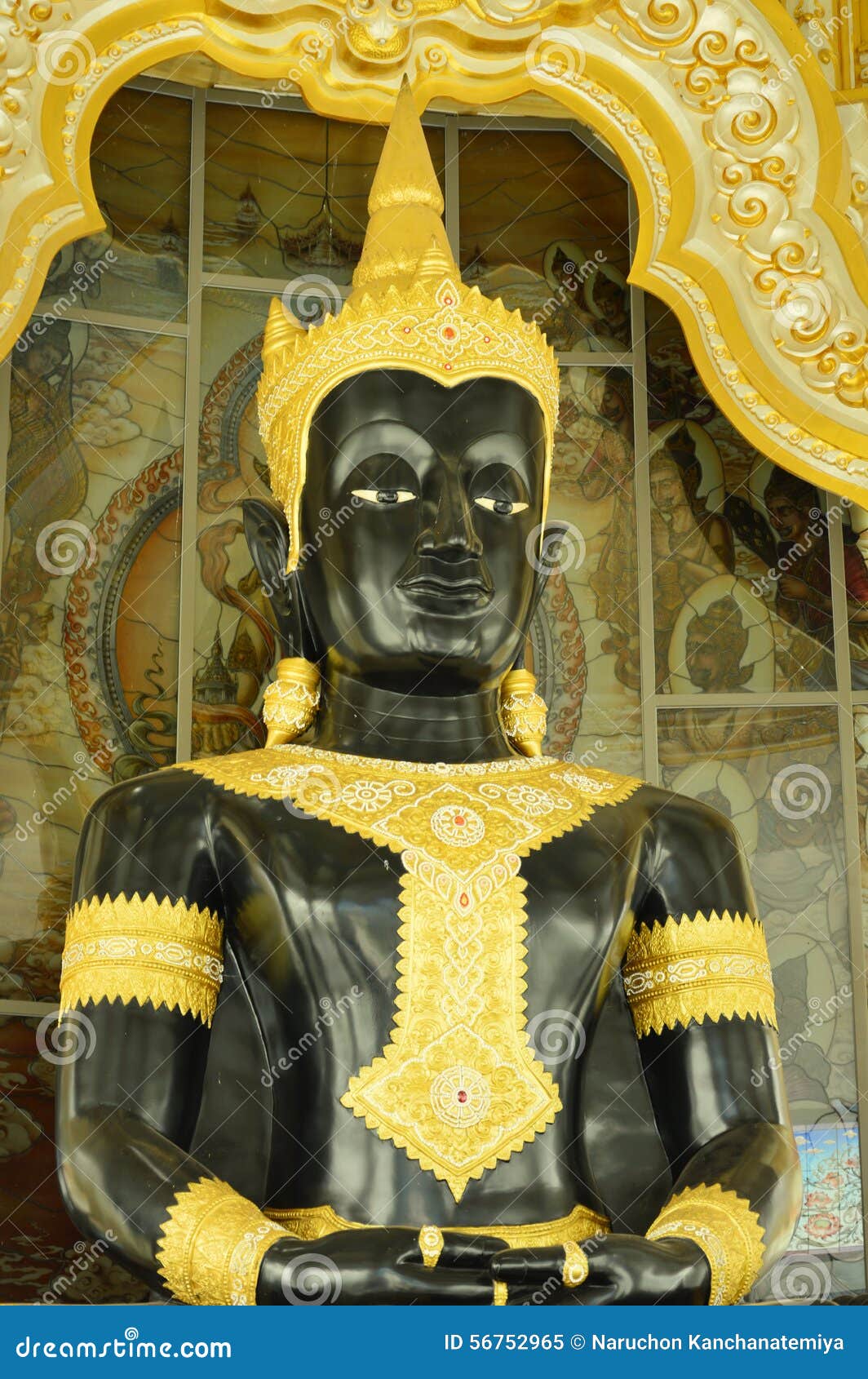 Black buddha stock image. Image of buddism, sculpture 56752965
