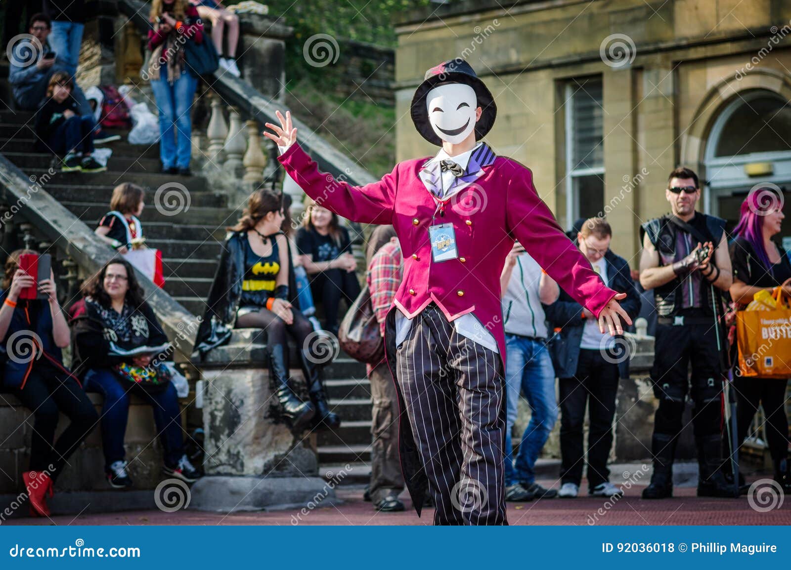 Black Bullet Cosplay Scifi Scarborough Stock Photo - Download