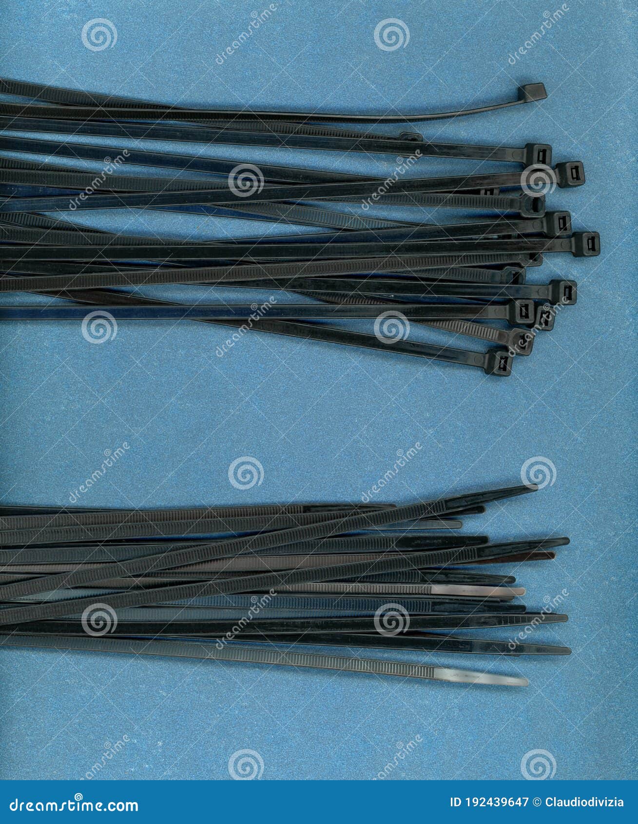 Black Cable Tie (aka Hose Ties or Zip Ties Stock Image Image of ties, hose 192439647