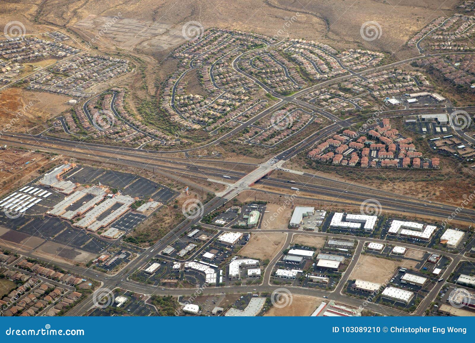 Black Canyon Freeway stock photo. Image of united, freeway 103089210