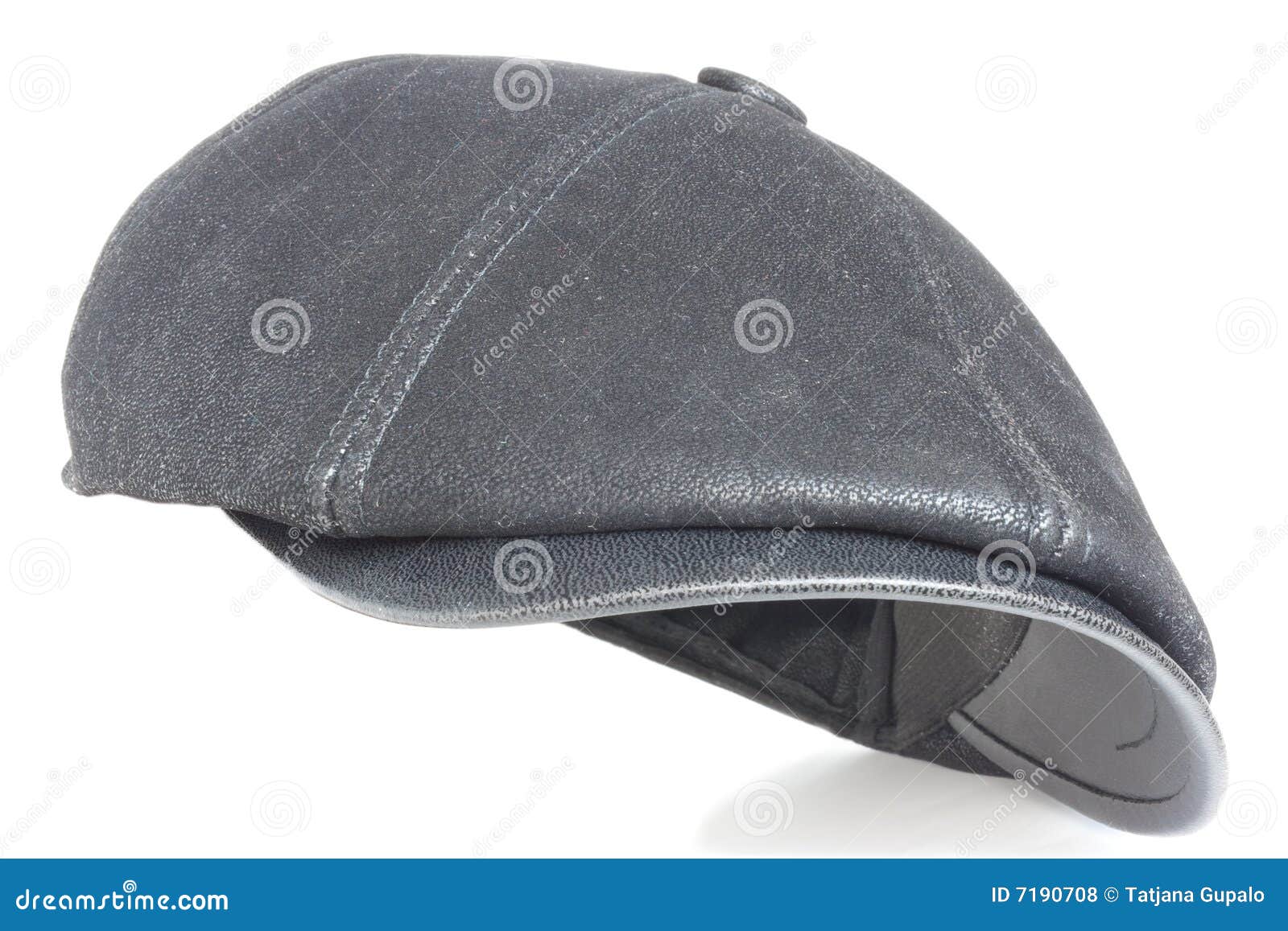 Black cap stock photo. Image of headgear, sport, garments - 7190708