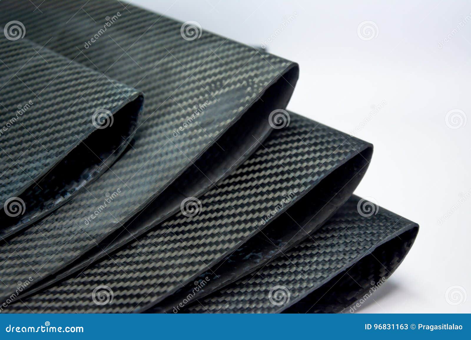 Black Carbon Fiber Composite Raw Material Close Up Stock Image Image