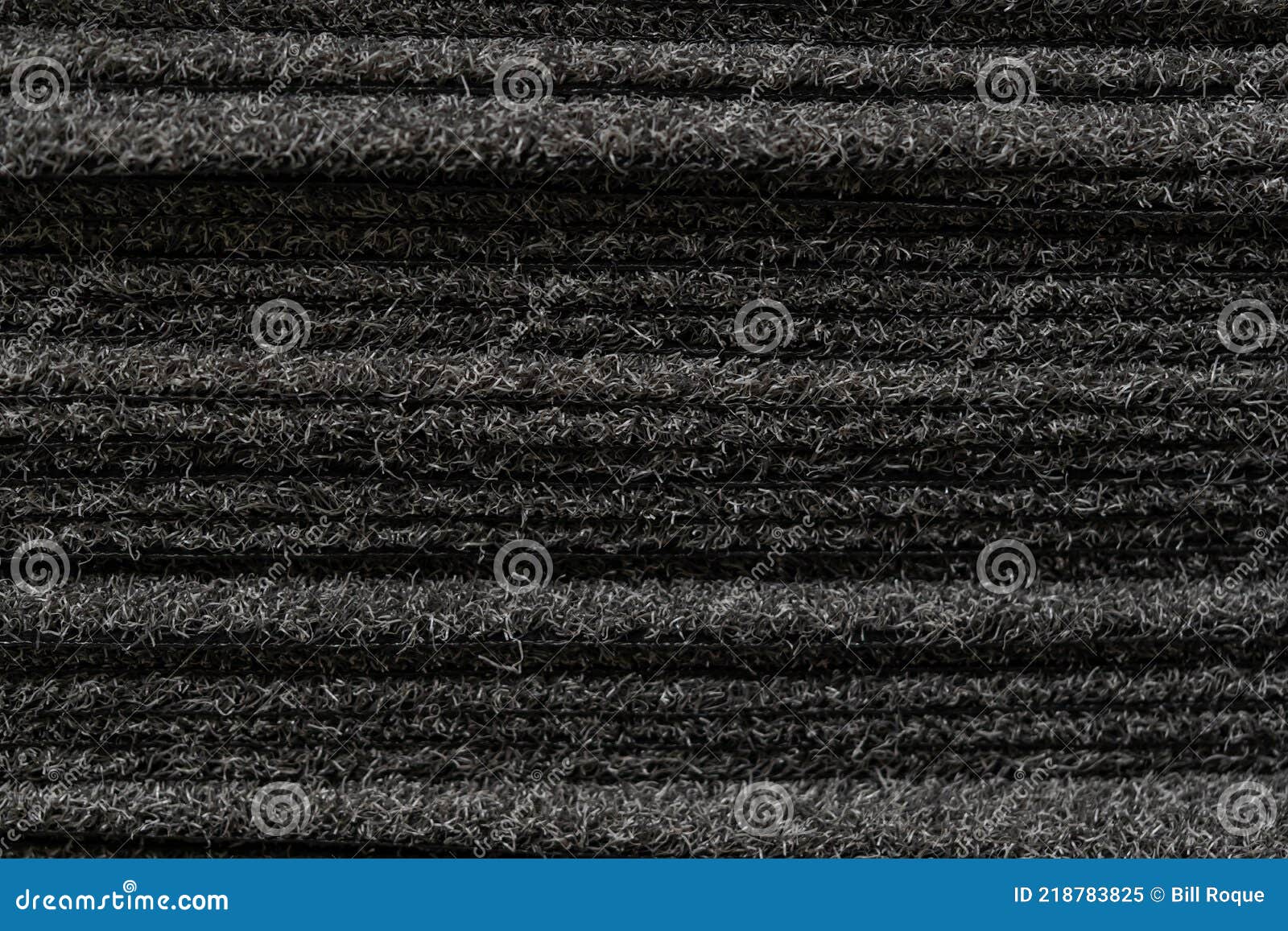 Black Carpet for Sale. Carpets Placed on Top of Each Other Stock Image