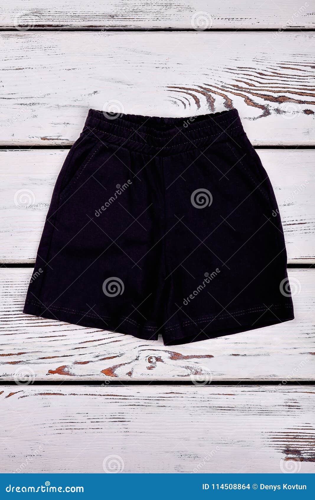 Black Casual Shorts for Baby Boy. Stock Photo - Image of children ...