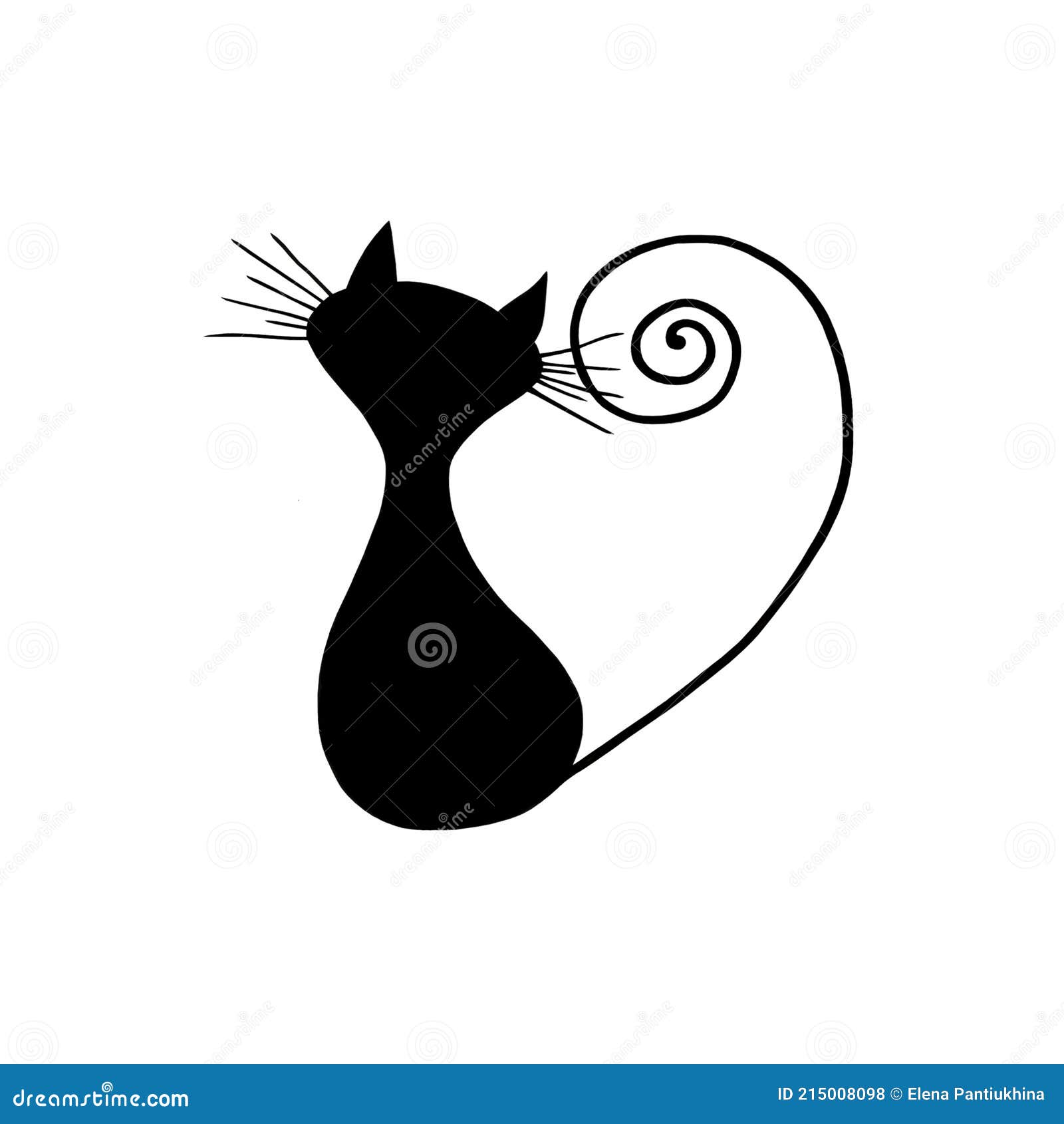 Black cat icon symbol Stock Illustration
