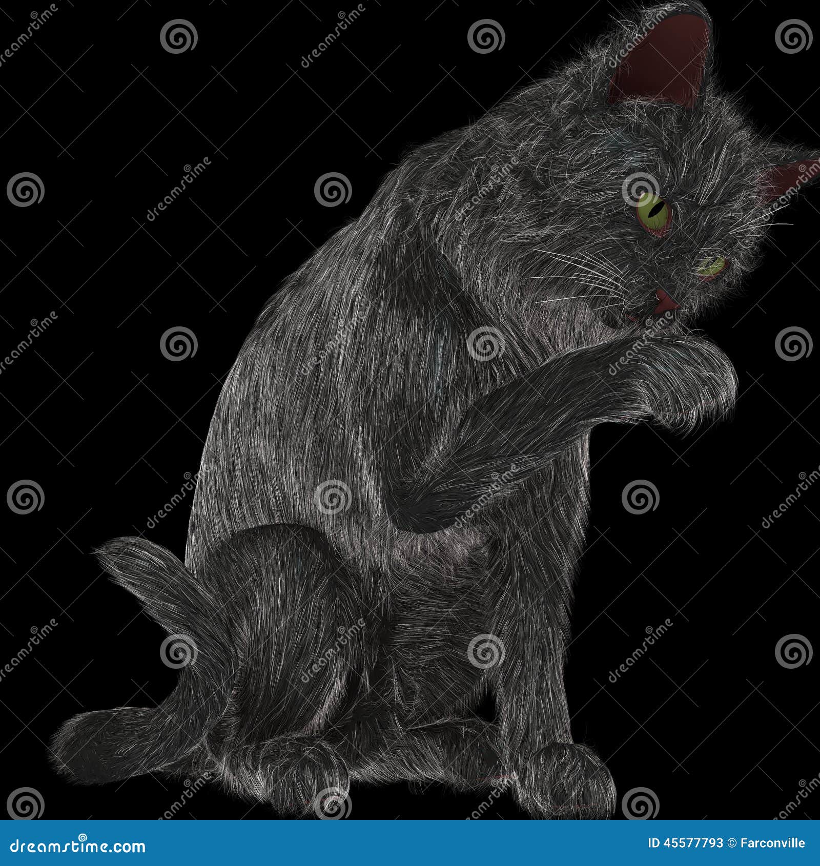 Scared Cats Stock Illustrations – 306 Scared Cats Stock