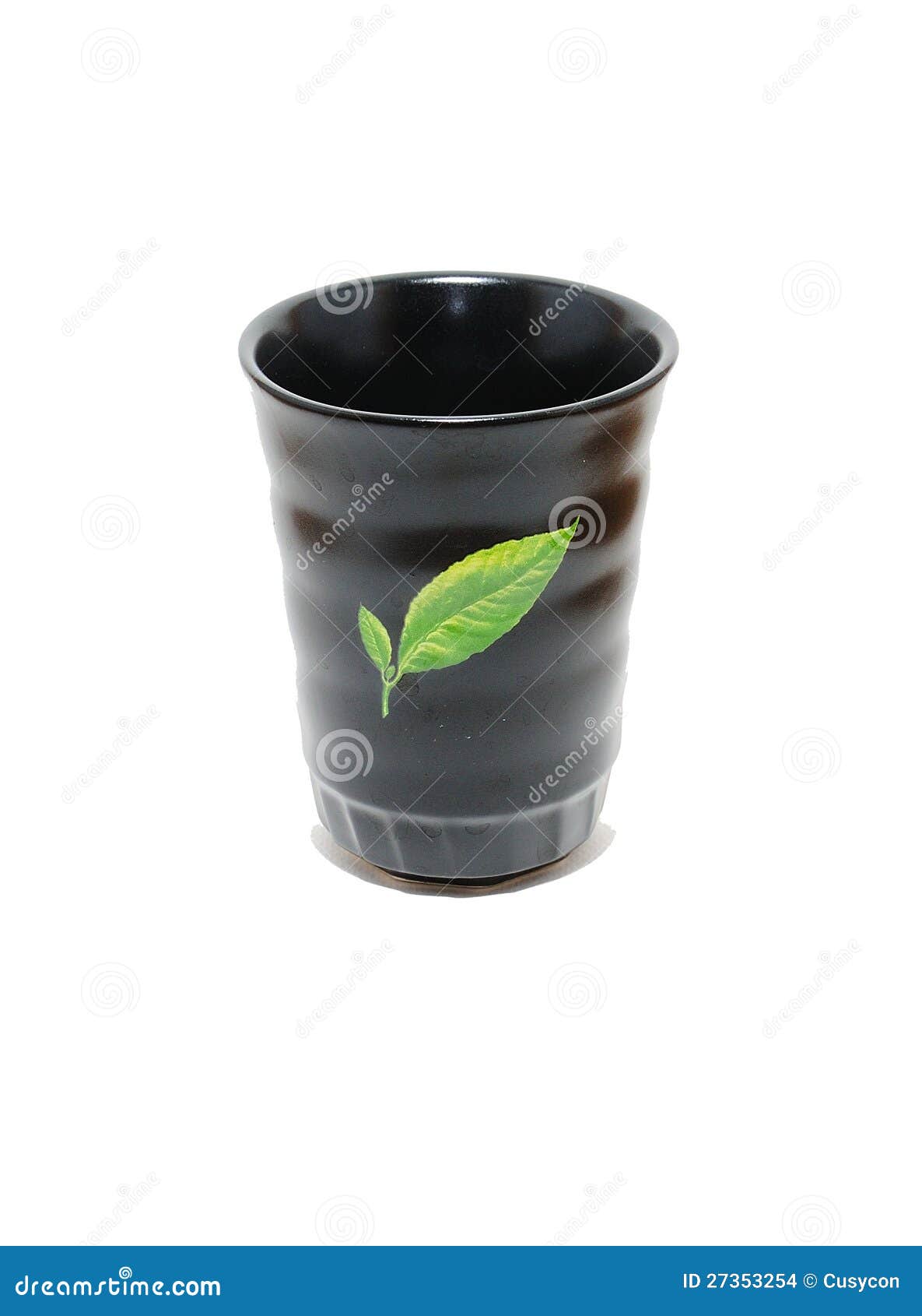 Black ceramic glass stock photo. Image of green, decorations 27353254