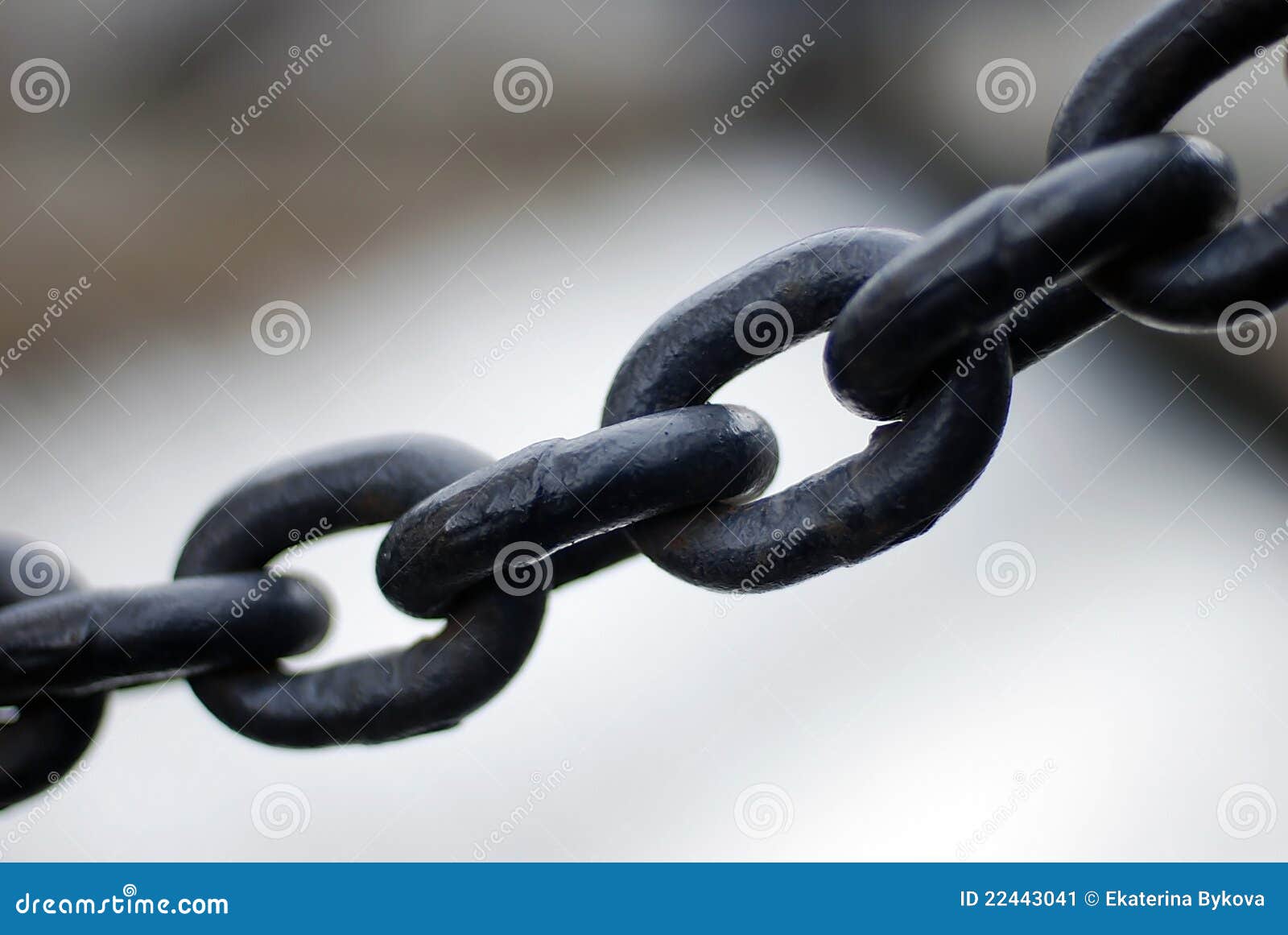 Black Chain Closeup on White Background Stock Image Image of shackle