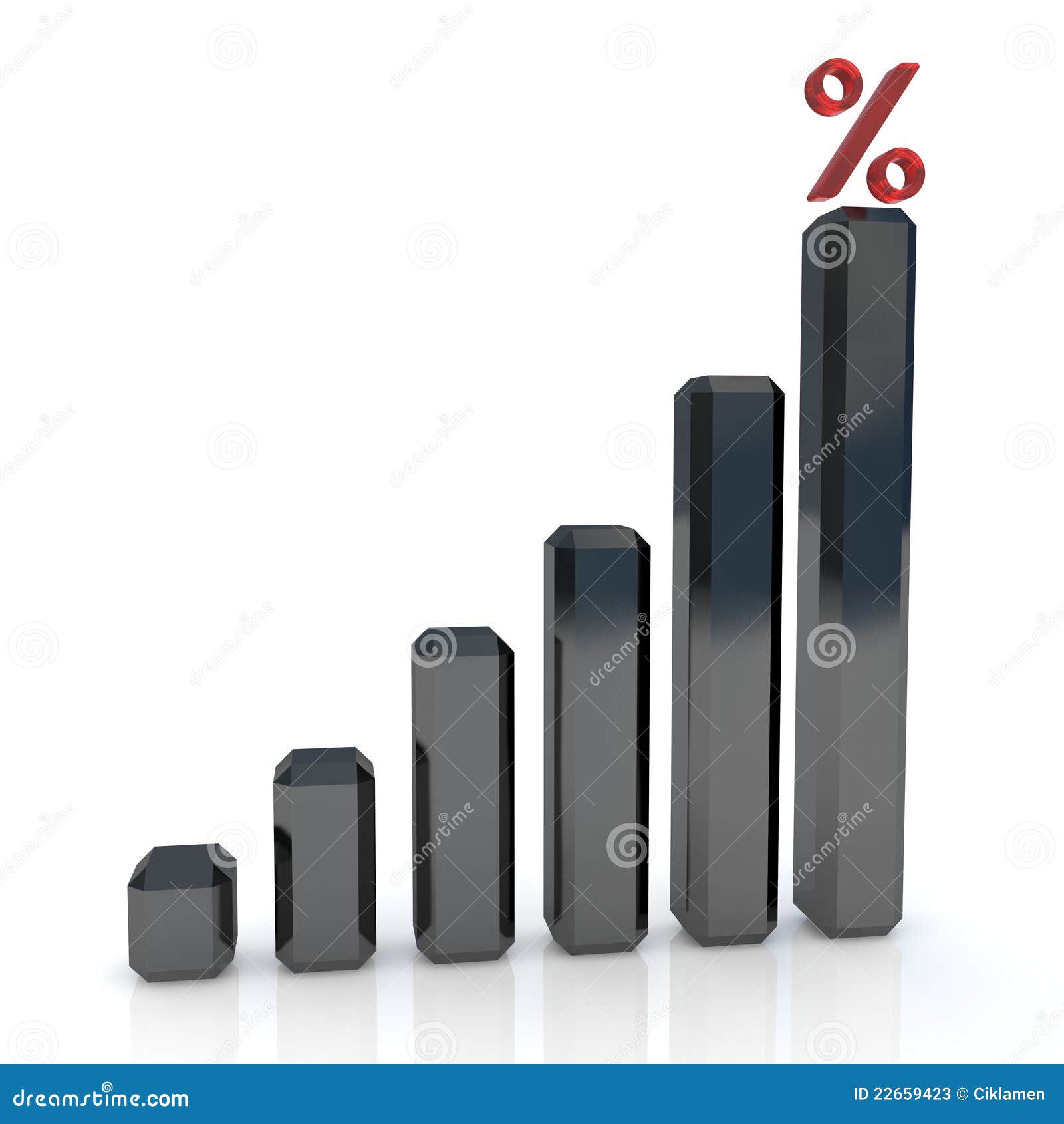 Black chart stock illustration. Illustration of bank 22659423