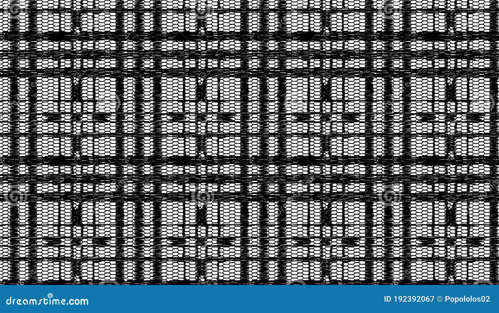 black check macrame lace. seamless pattern . jacquard mesh lace fabric.