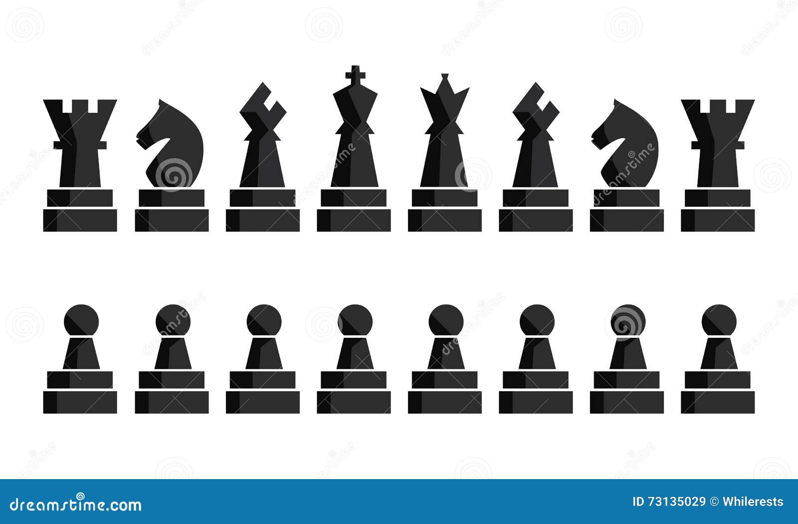 Chess King Queen 2D