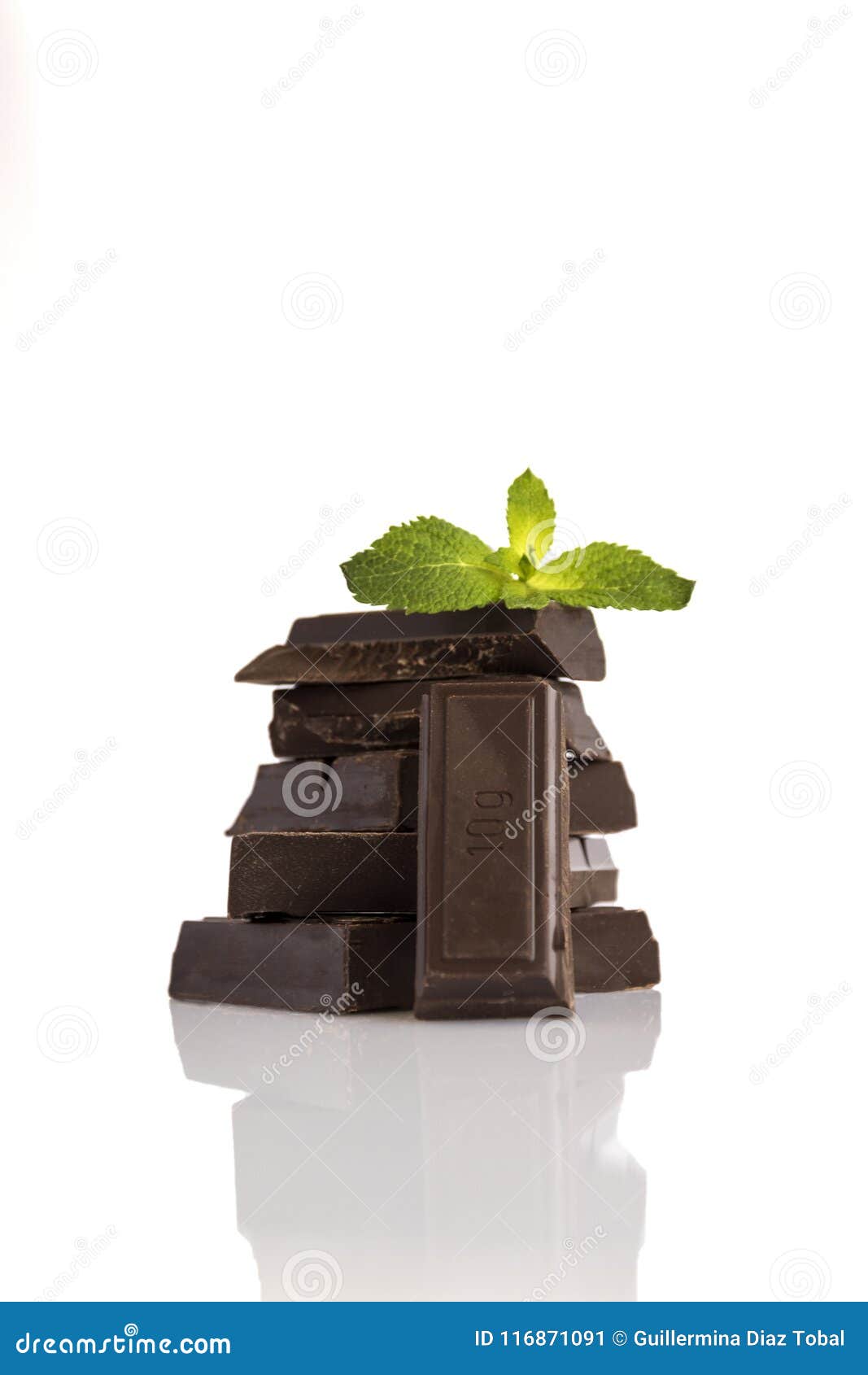 black chocolate tablets with background.