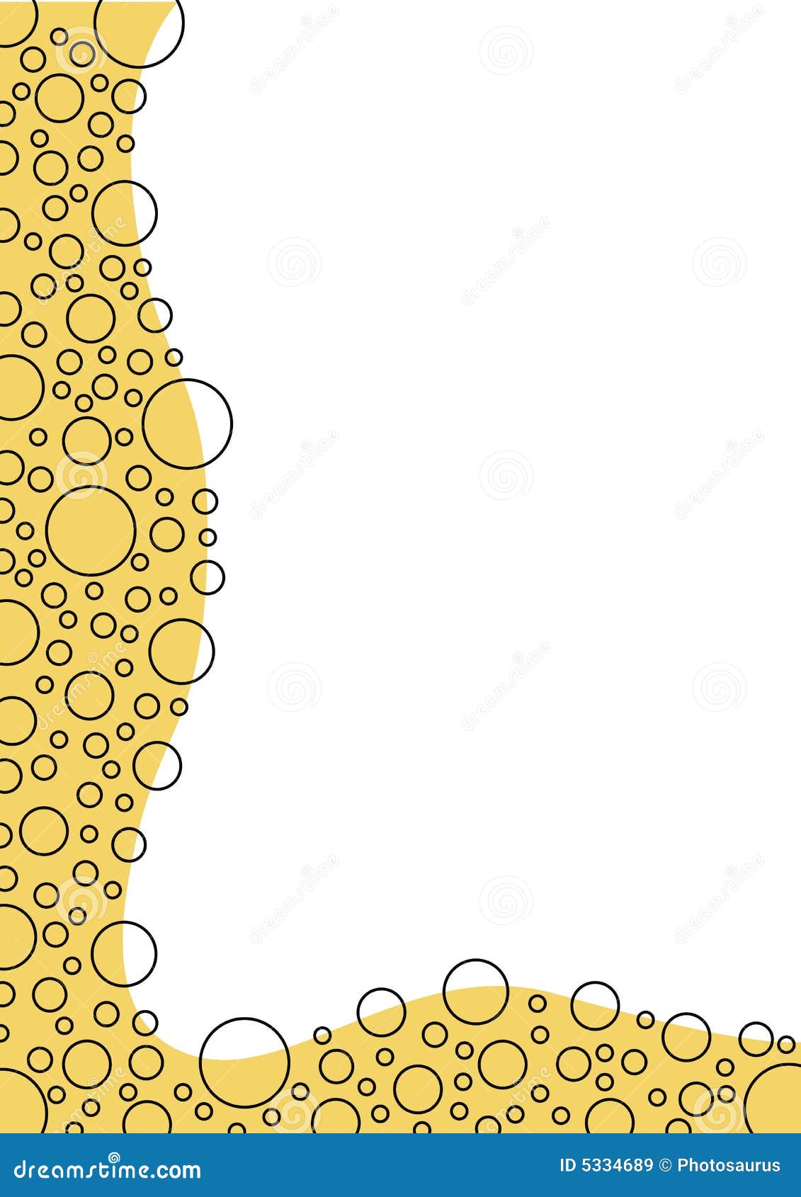 Black circles on yellow stock vector. Illustration of concept 5334689