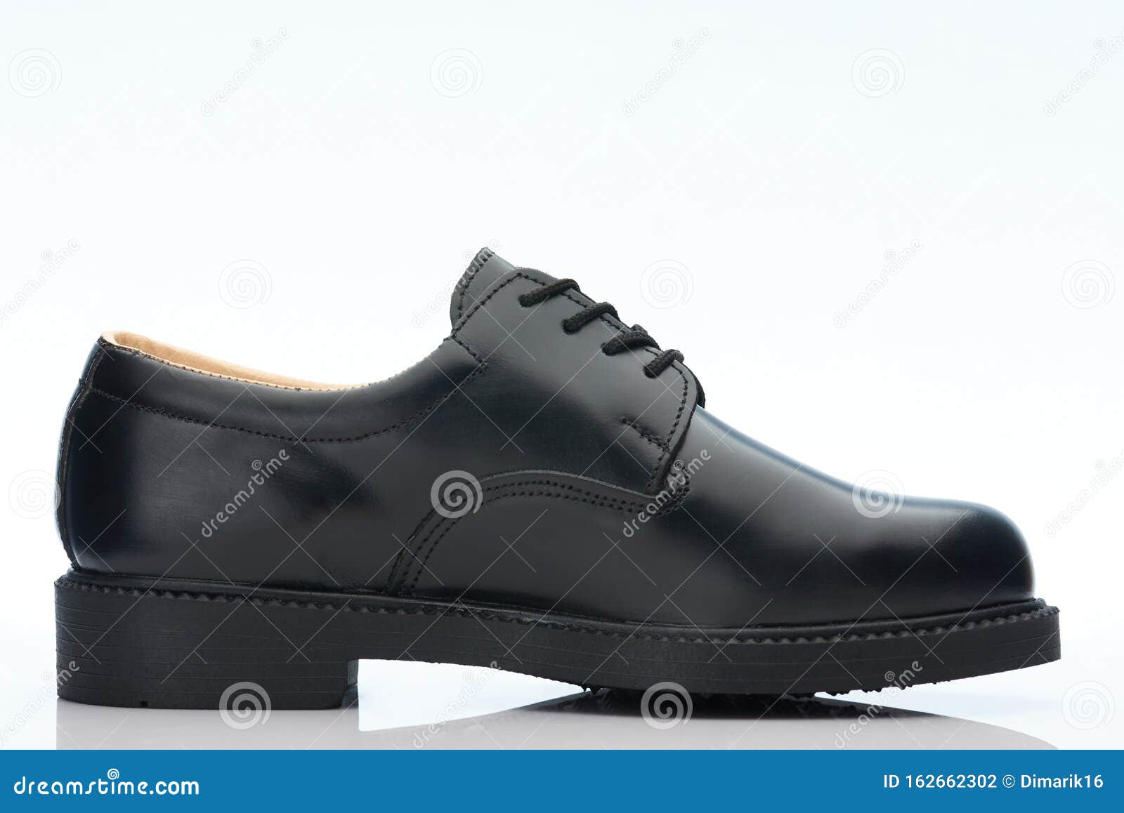 Black classic man shoe stock photo. Image of closeup - 162662302