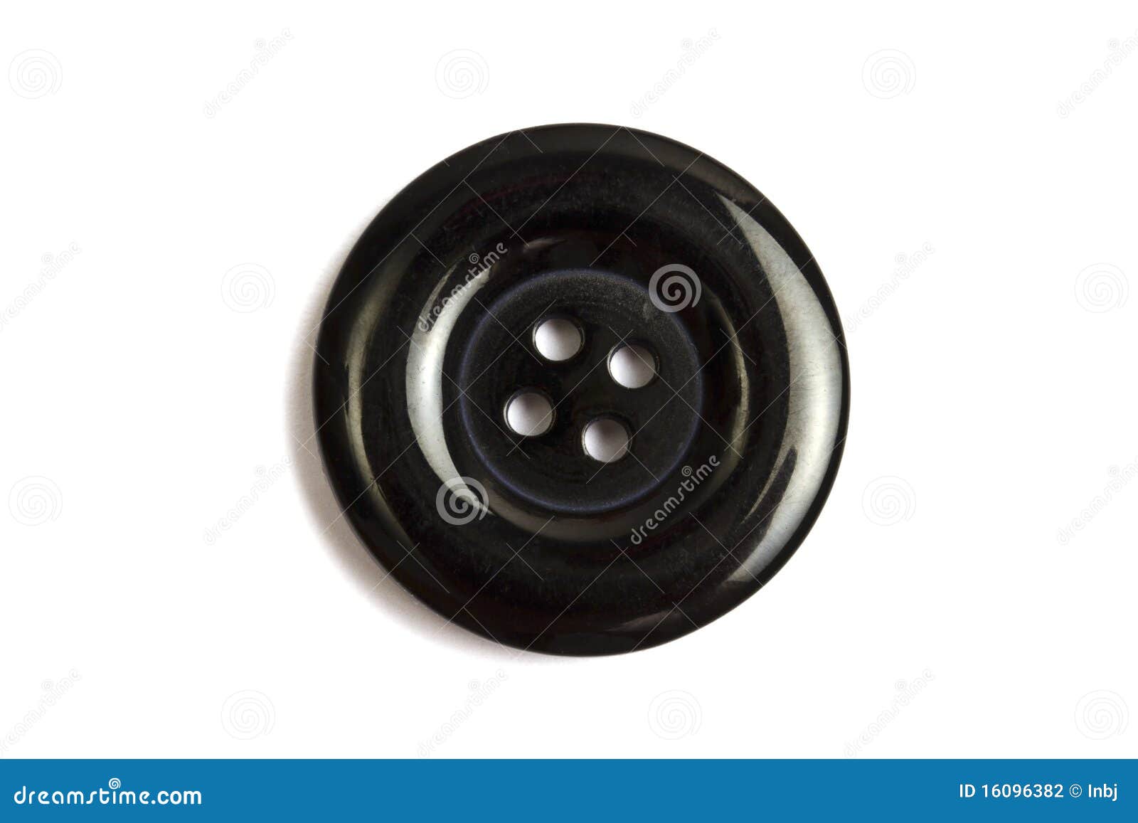 Black Clothing Button Isolated On White Stock Photo Image of button