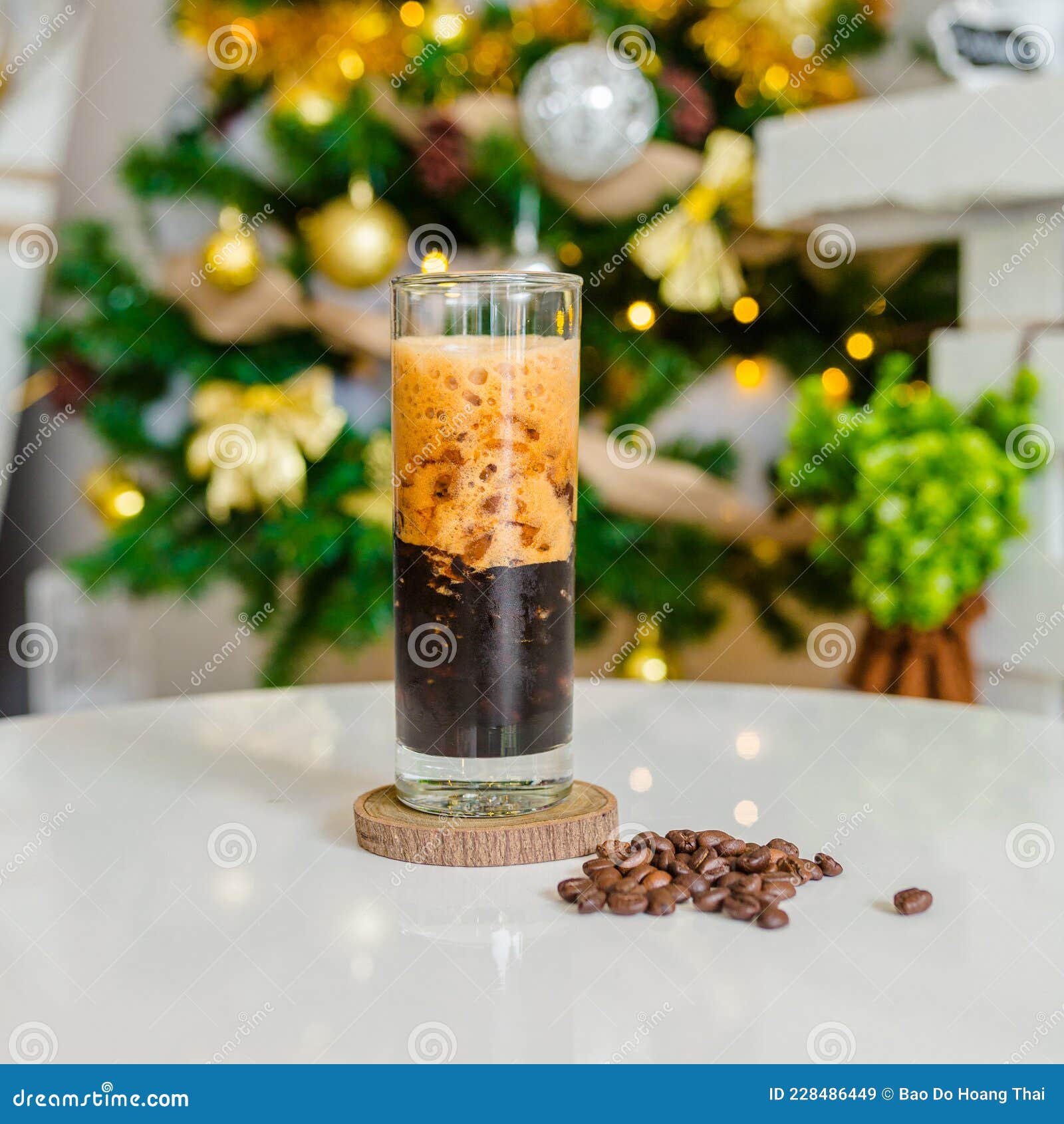 Black Coffee stock image. Image of glass, plant, yellow 228486449