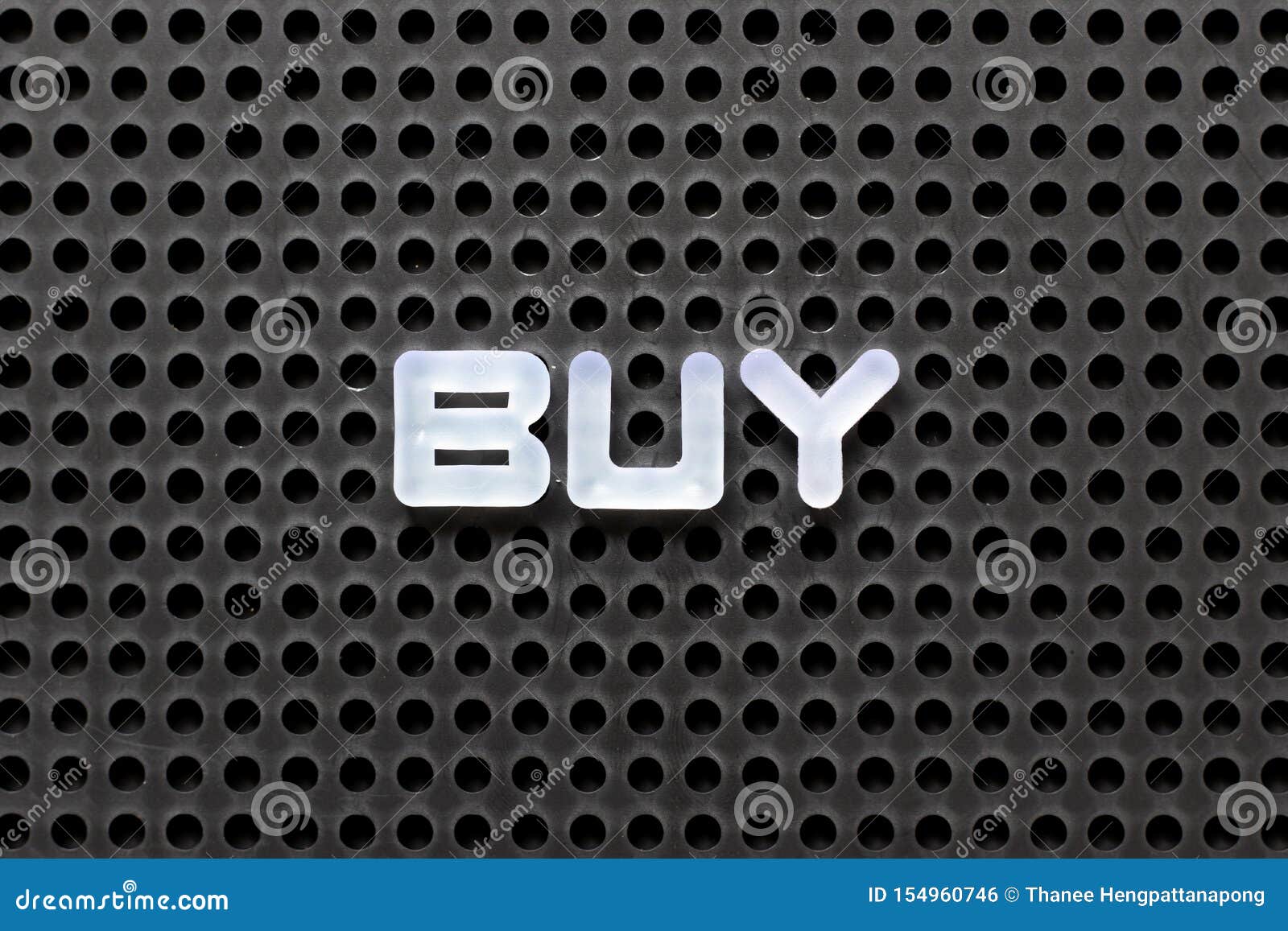 Black Pegboard with White Letter in Word Buy Stock Photo Image of