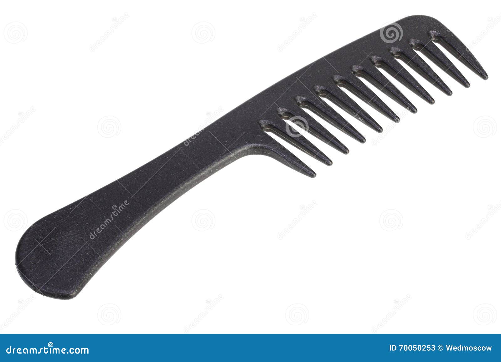 Black Comb Isolated on White Stock Image Image of head, hygiene 70050253
