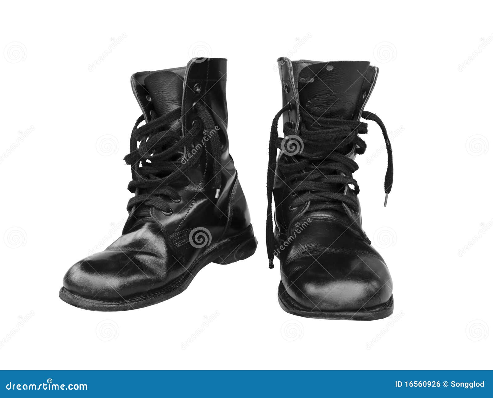 Black combat boot stock photo. Image of rugged, foot - 16560926