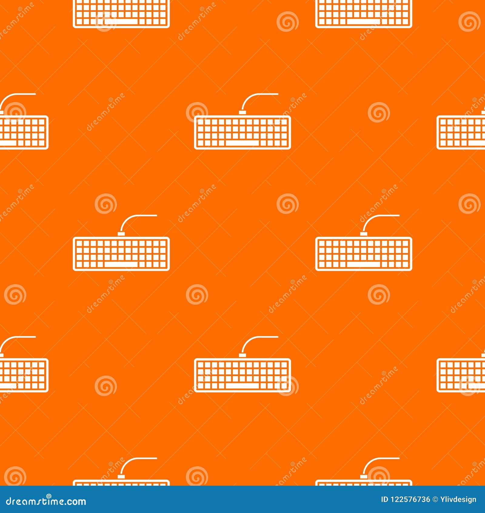 Black Computer Keyboard Pattern Seamless Stock Vector - Illustration of ...